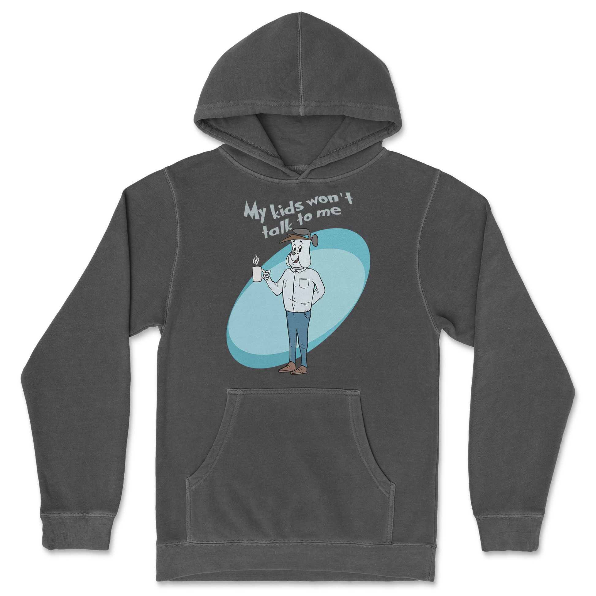 Independent Clothing Co. Hoodie My Kids Wont Talk To Me in Black