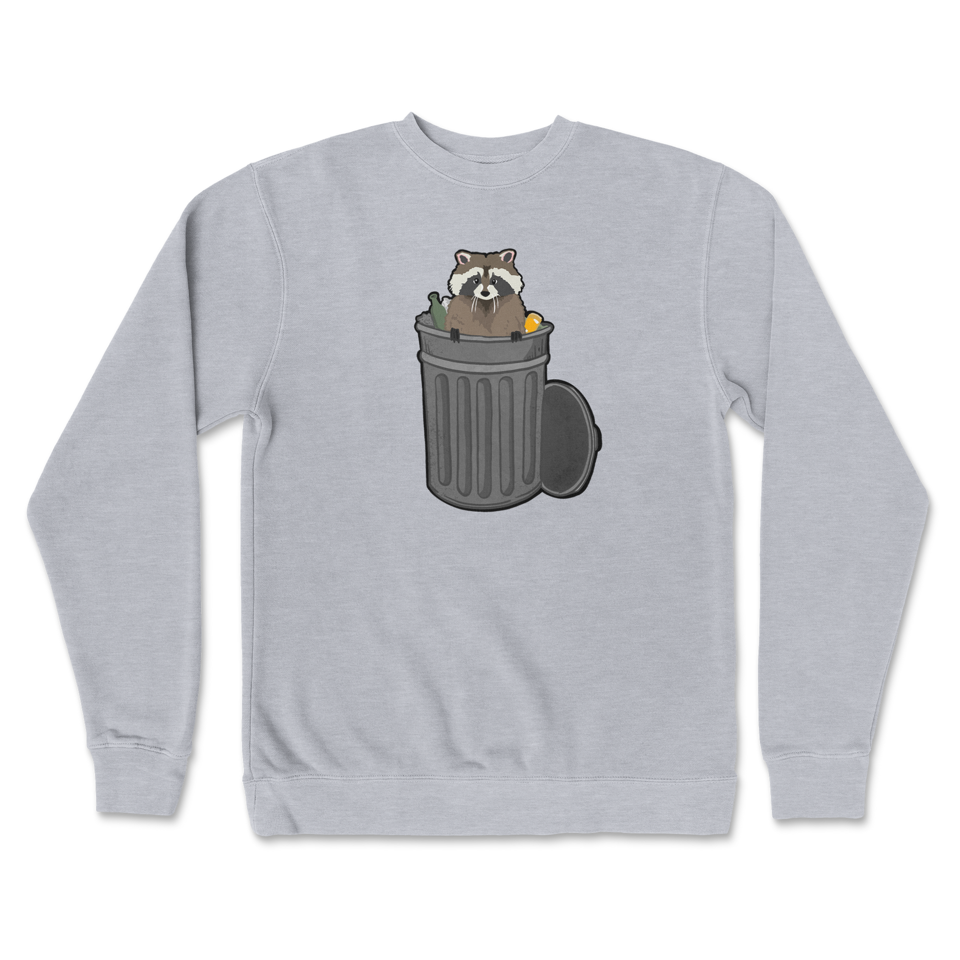 Independent Clothing Co. Crew Neck Trash Panda Enthusiast in GreyHeather
