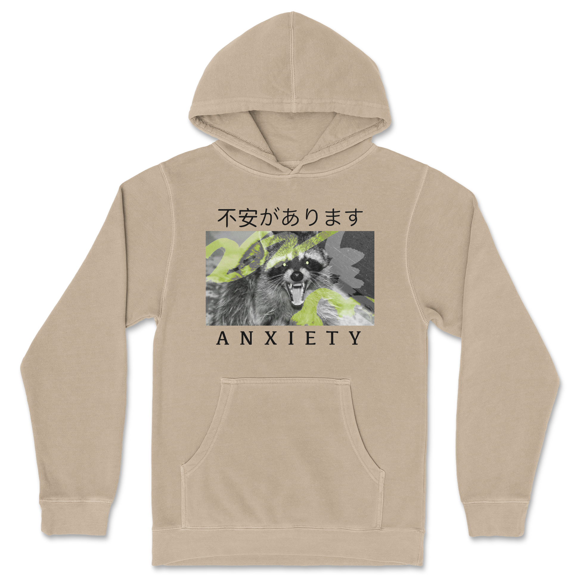Independent Clothing Co. Hoodie Anxiety in Sandstone