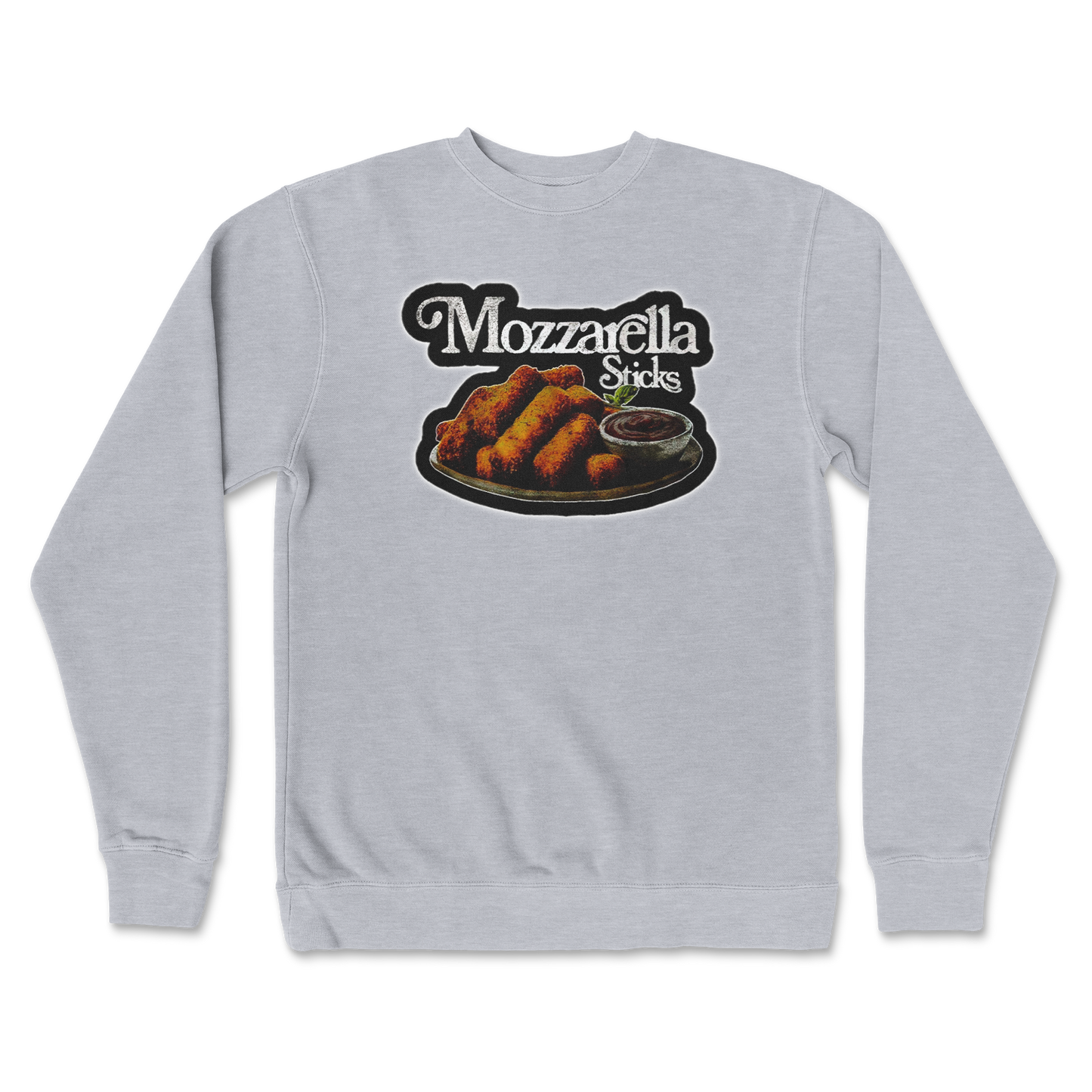 Independent Clothing Co. Crew Neck Mozzarella Sticks in GreyHeather