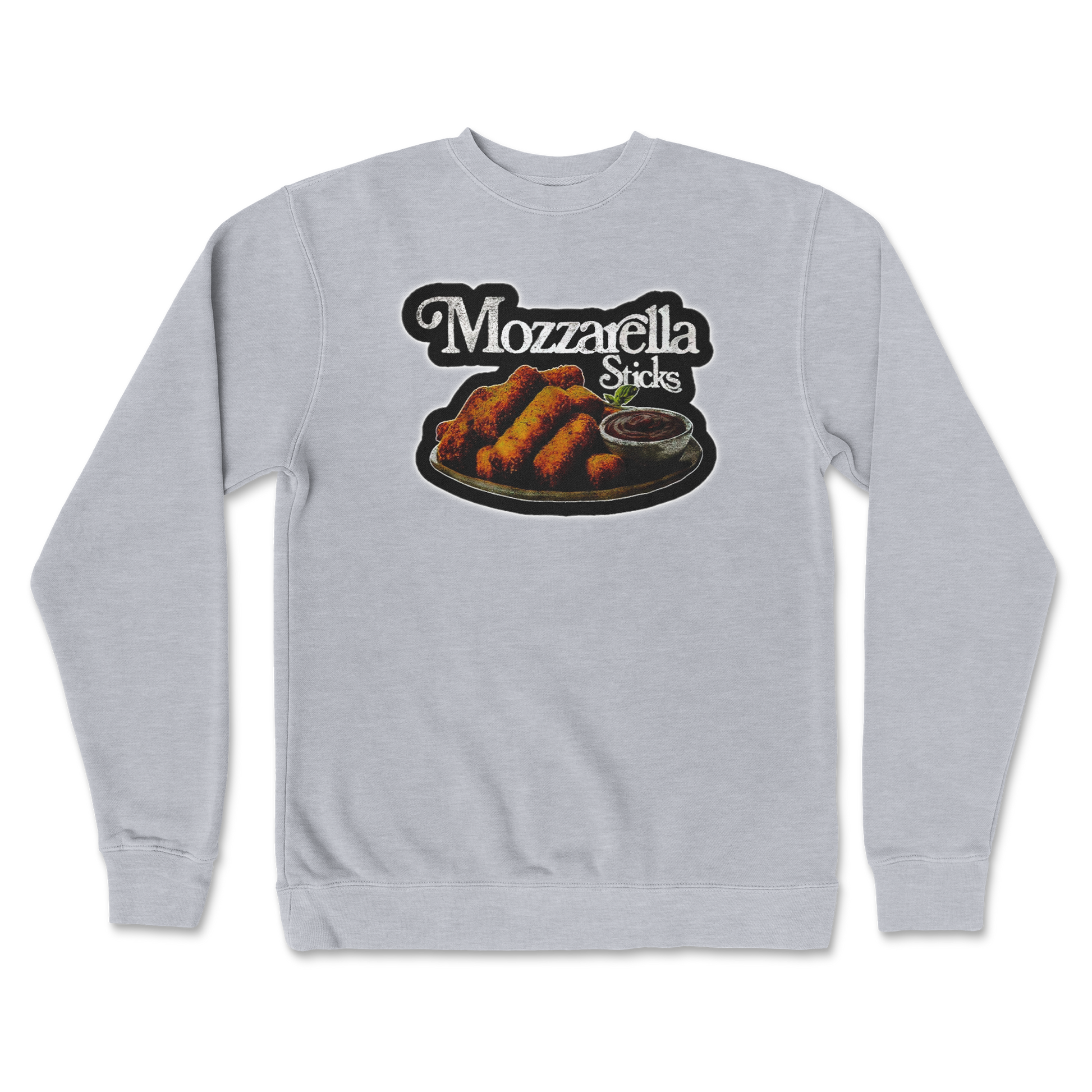 Independent Clothing Co. Crew Neck Mozzarella Sticks in GreyHeather