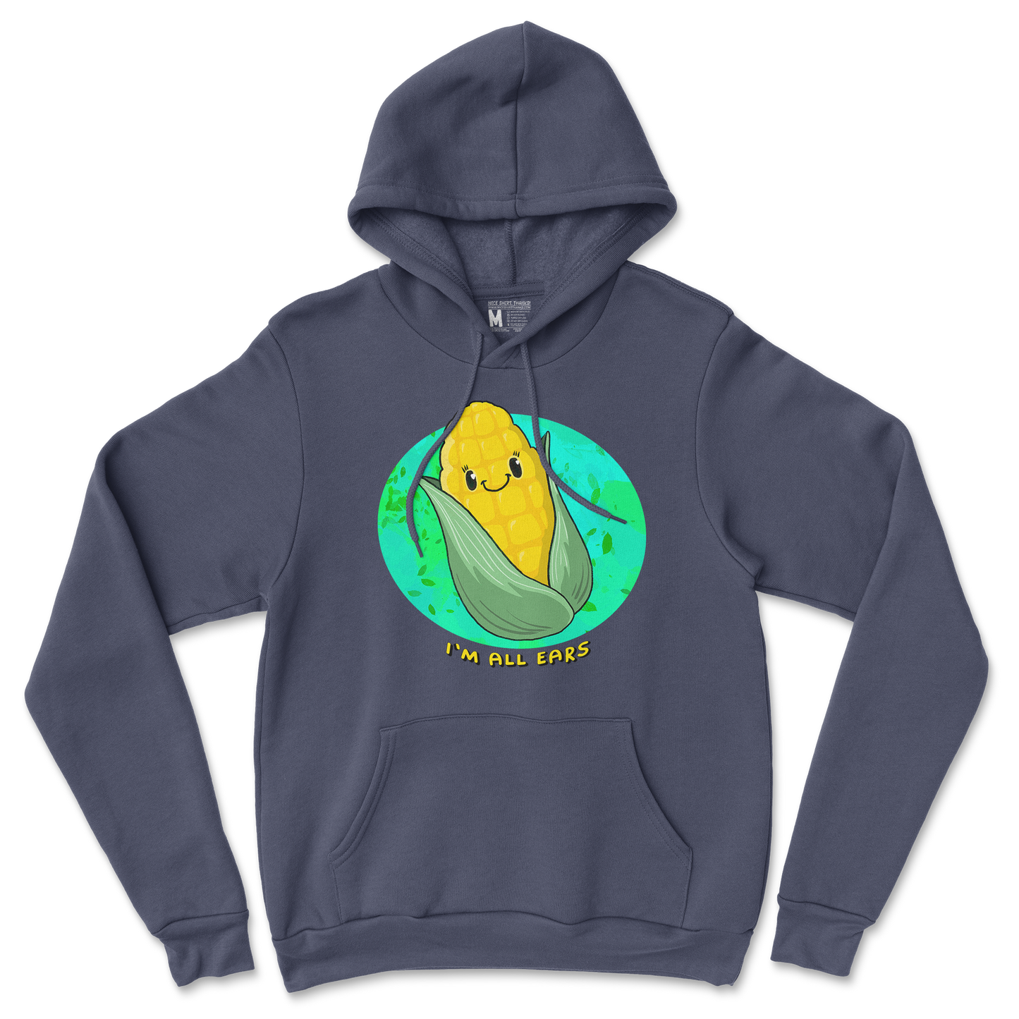 Gildan SoftStyle Hoodie Mmm Corn in Navy