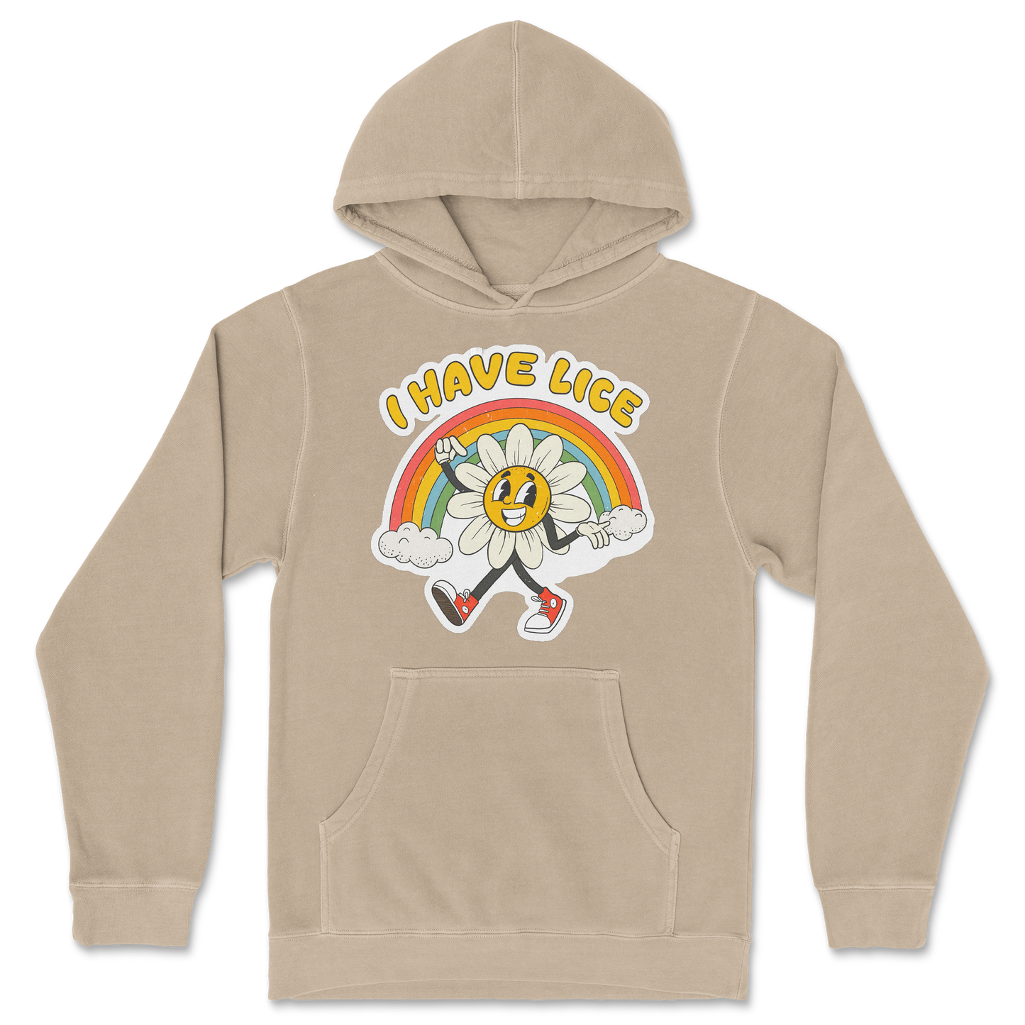 Independent Clothing Co. Hoodie Lice in Sandstone