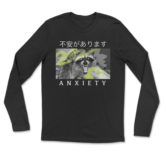 Heavy Blend Long Sleeve Anxiety in Black