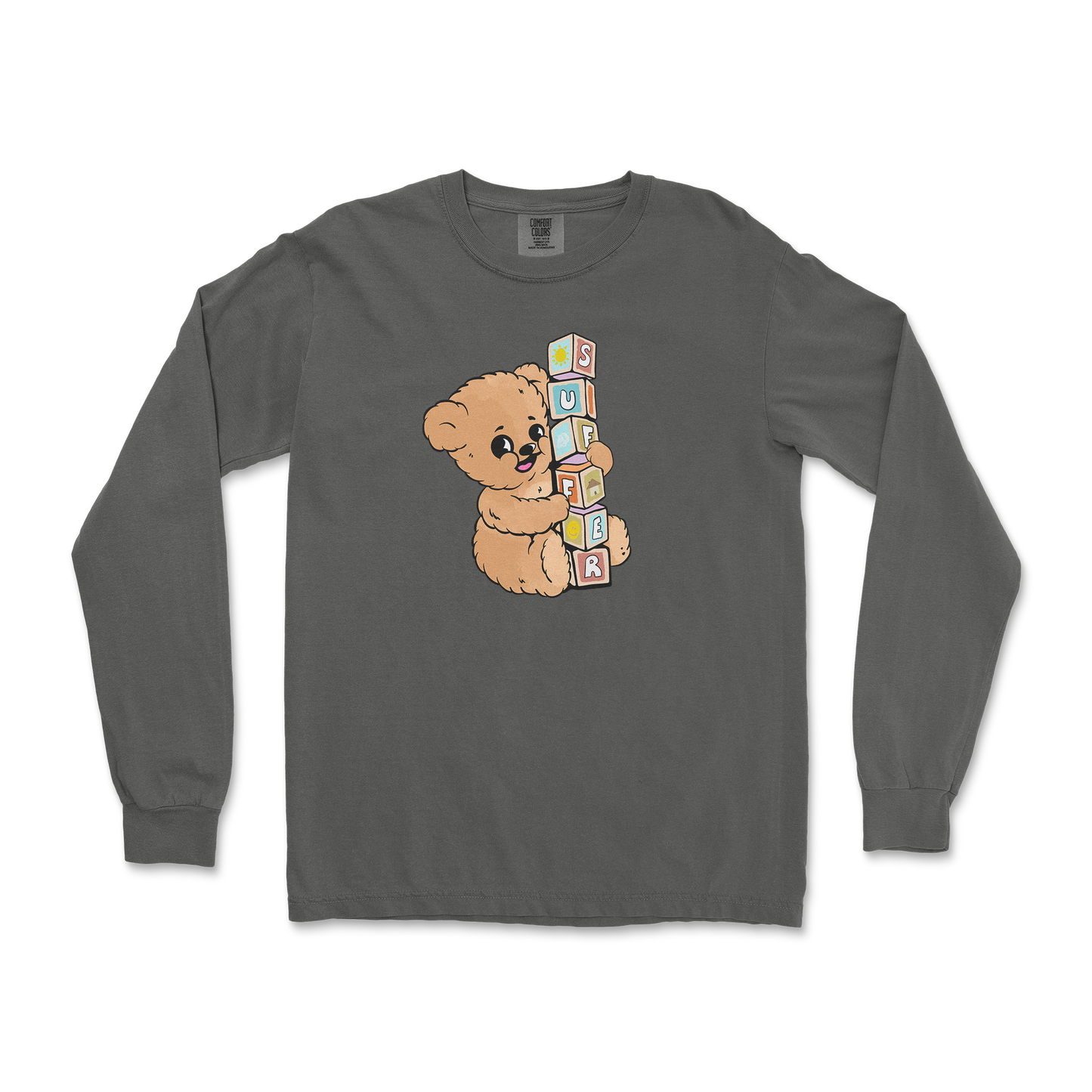 Comfort Colors Long Sleeve in Pepper