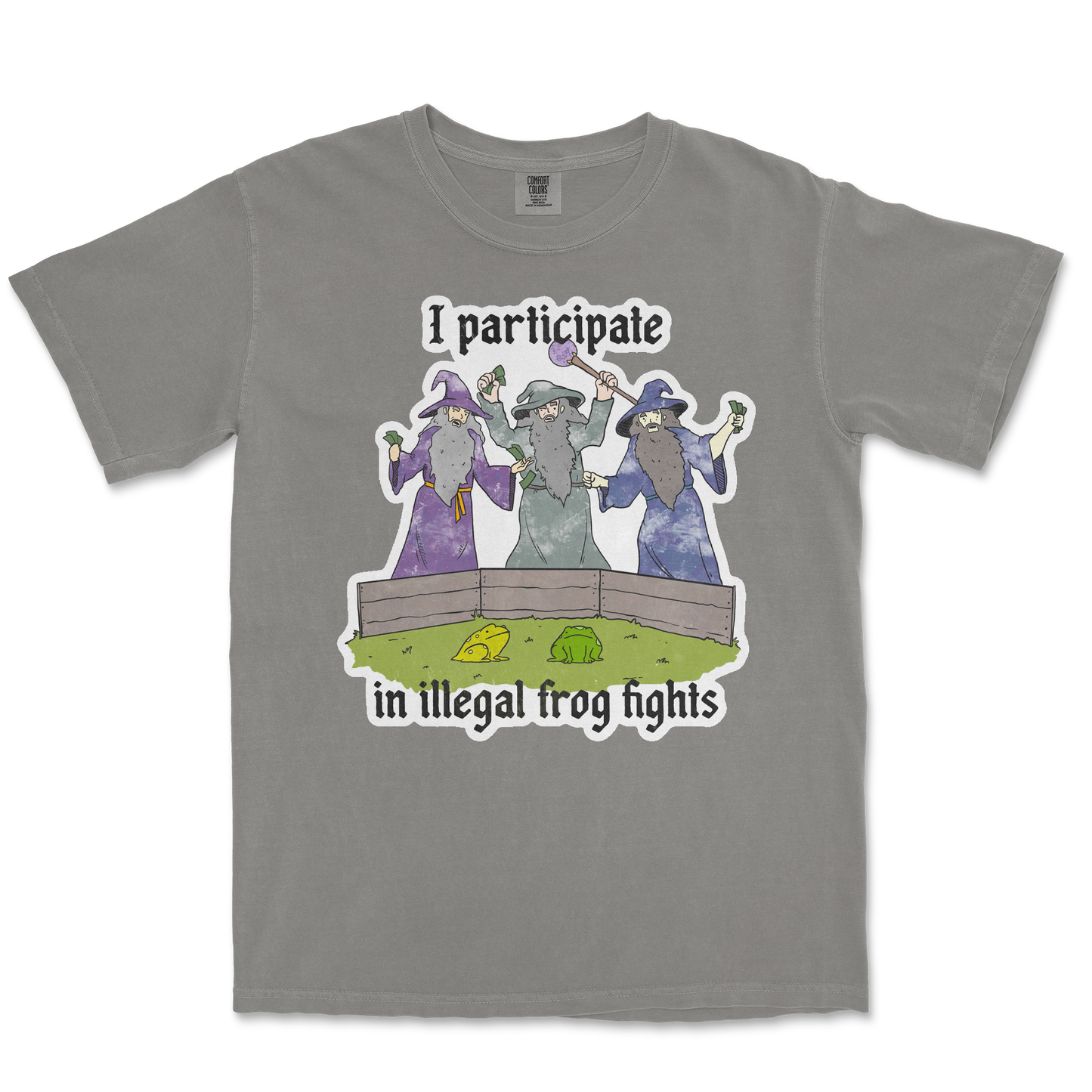 Comfort Colors T-Shirt Wizard Activities in Grey