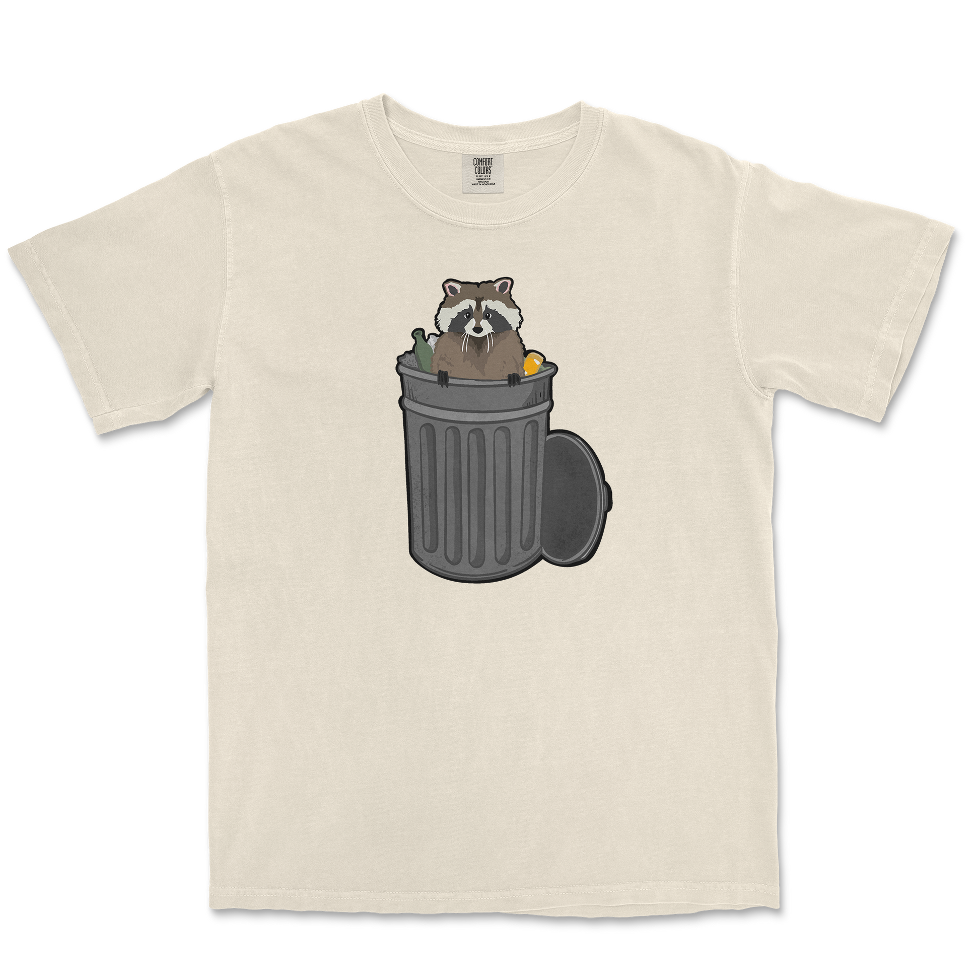 Comfort Colors T-Shirt Trash Panda Enthusiast in Ivory