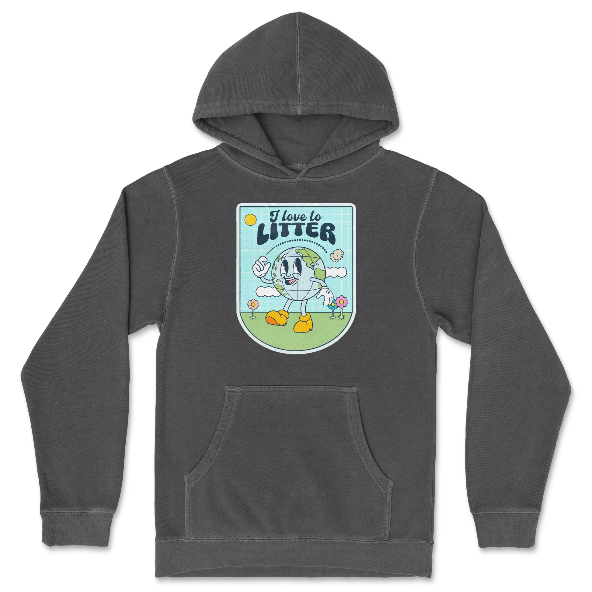 Independent Clothing Co. Hoodie Earth Day in Black