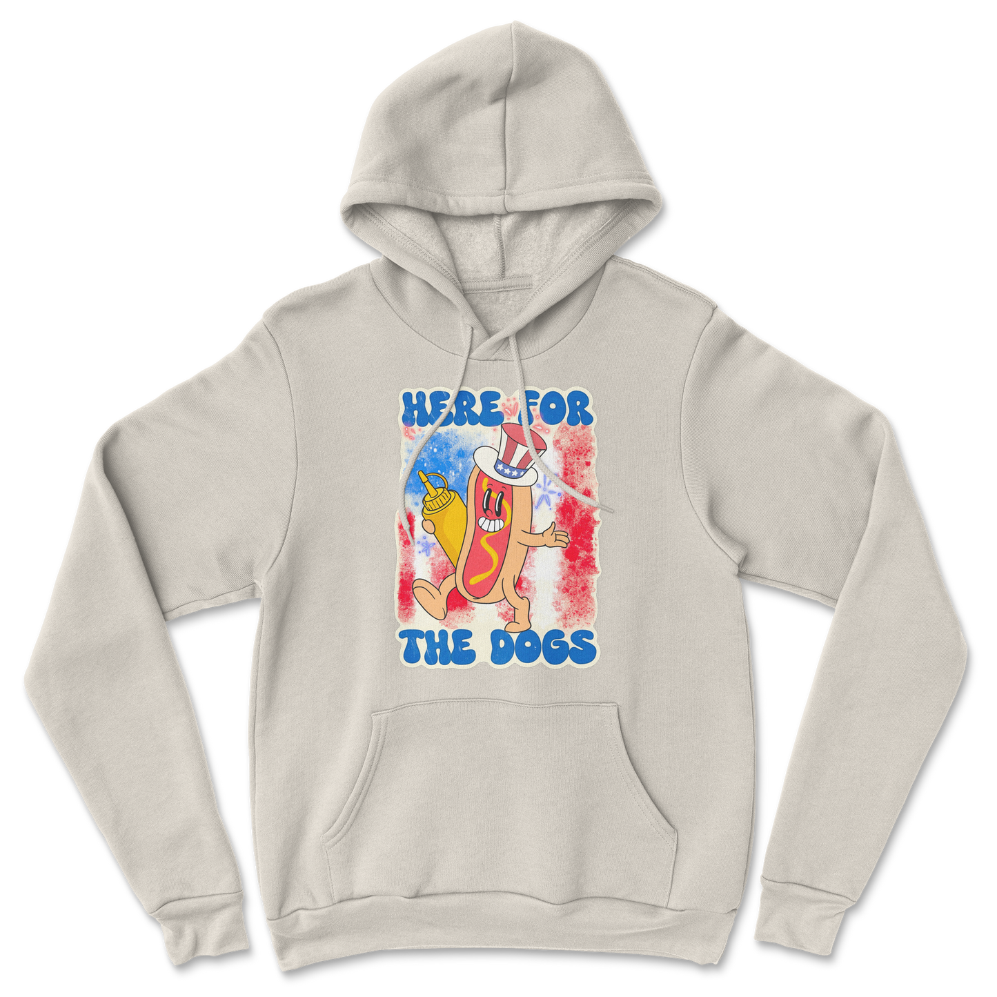 Heavy Blend Hoodie Hot Dog in Sand