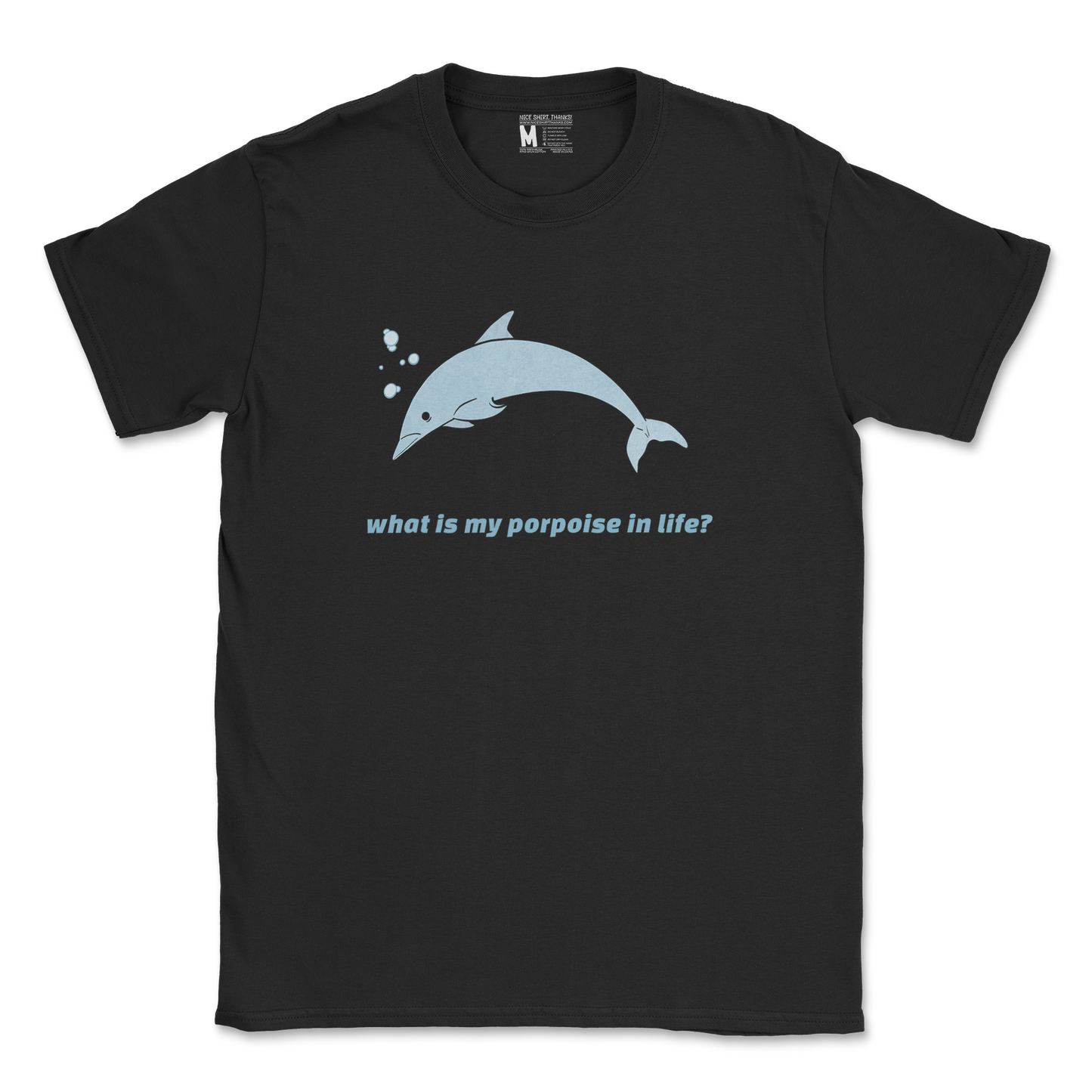Gildan SoftStyle T-Shirt Porpoise in Black