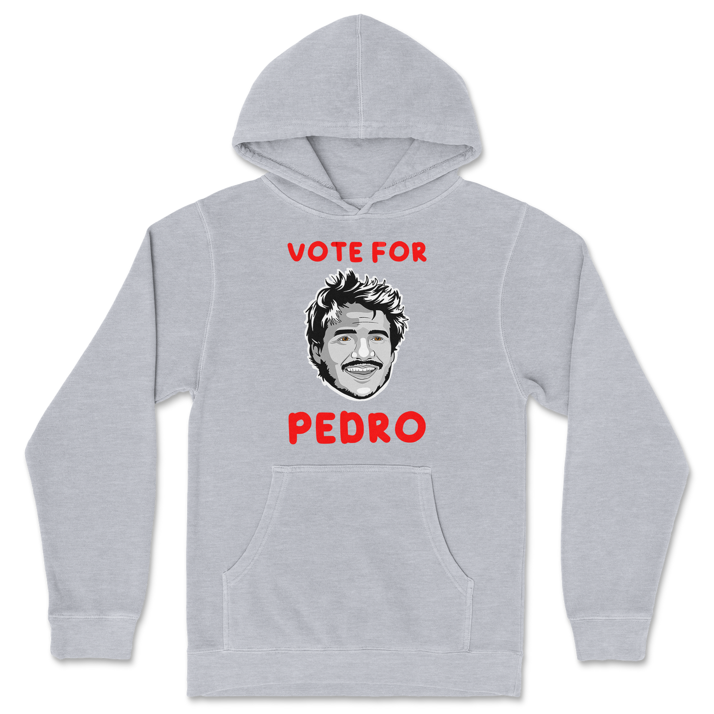 Independent Clothing Co. Hoodie Vote For Pedro in GreyHeather
