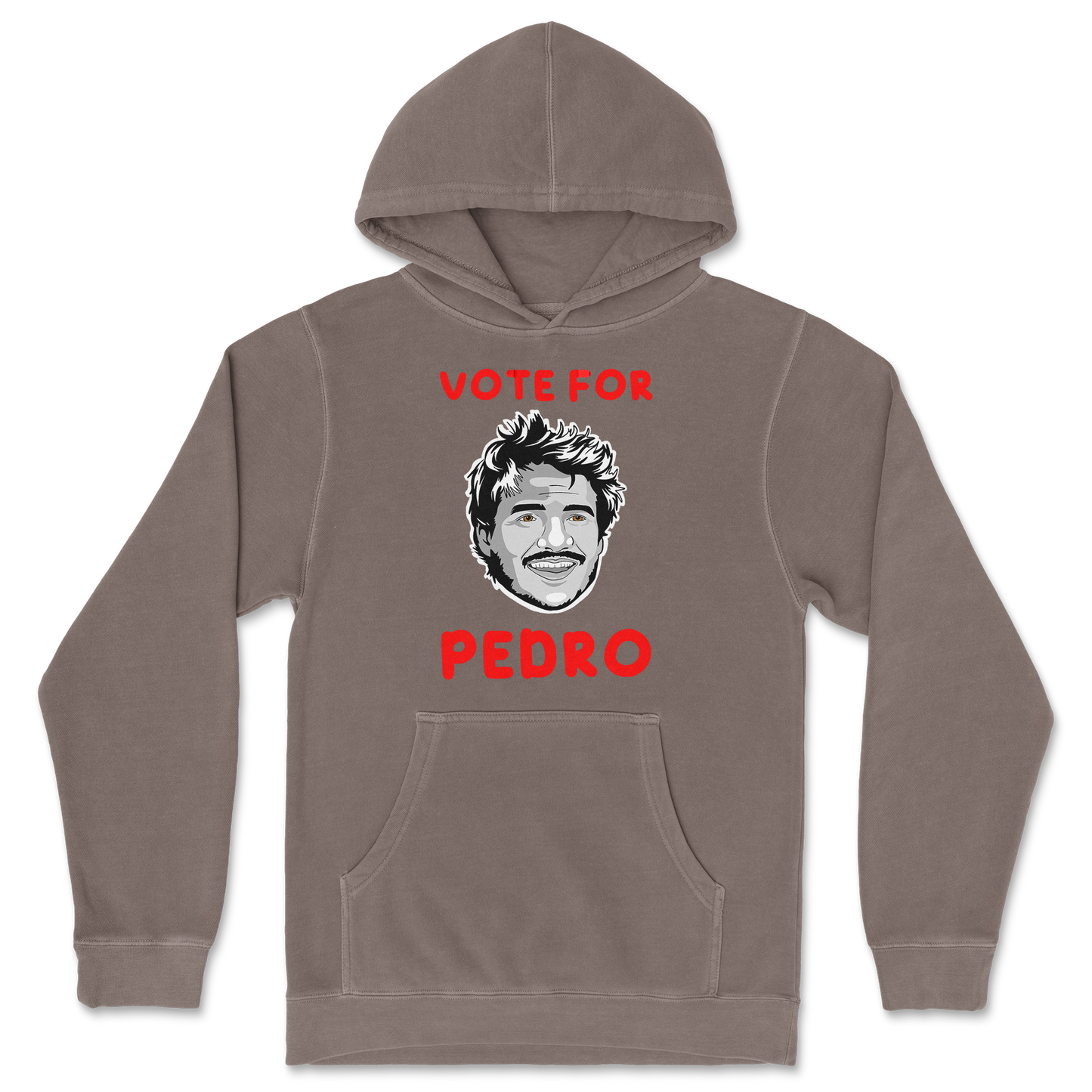 Independent Clothing Co. Hoodie Vote For Pedro in Clay