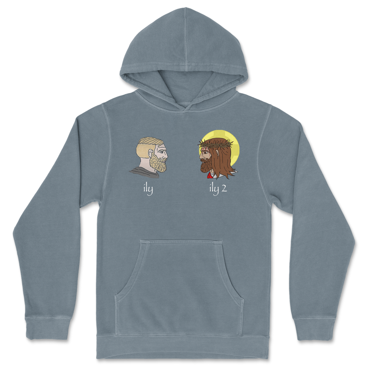Independent Clothing Co. Hoodie ILY in BlueMagic