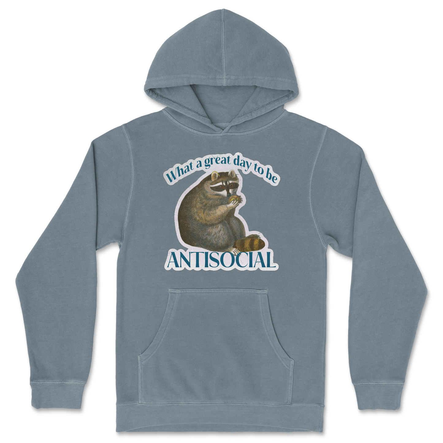Independent Clothing Co. Hoodie Antisocial in Blue Magic