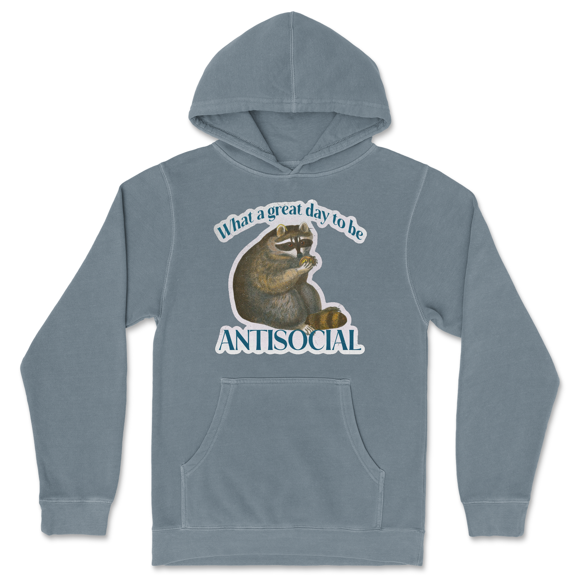Independent Clothing Co. Hoodie Antisocial in Blue Magic