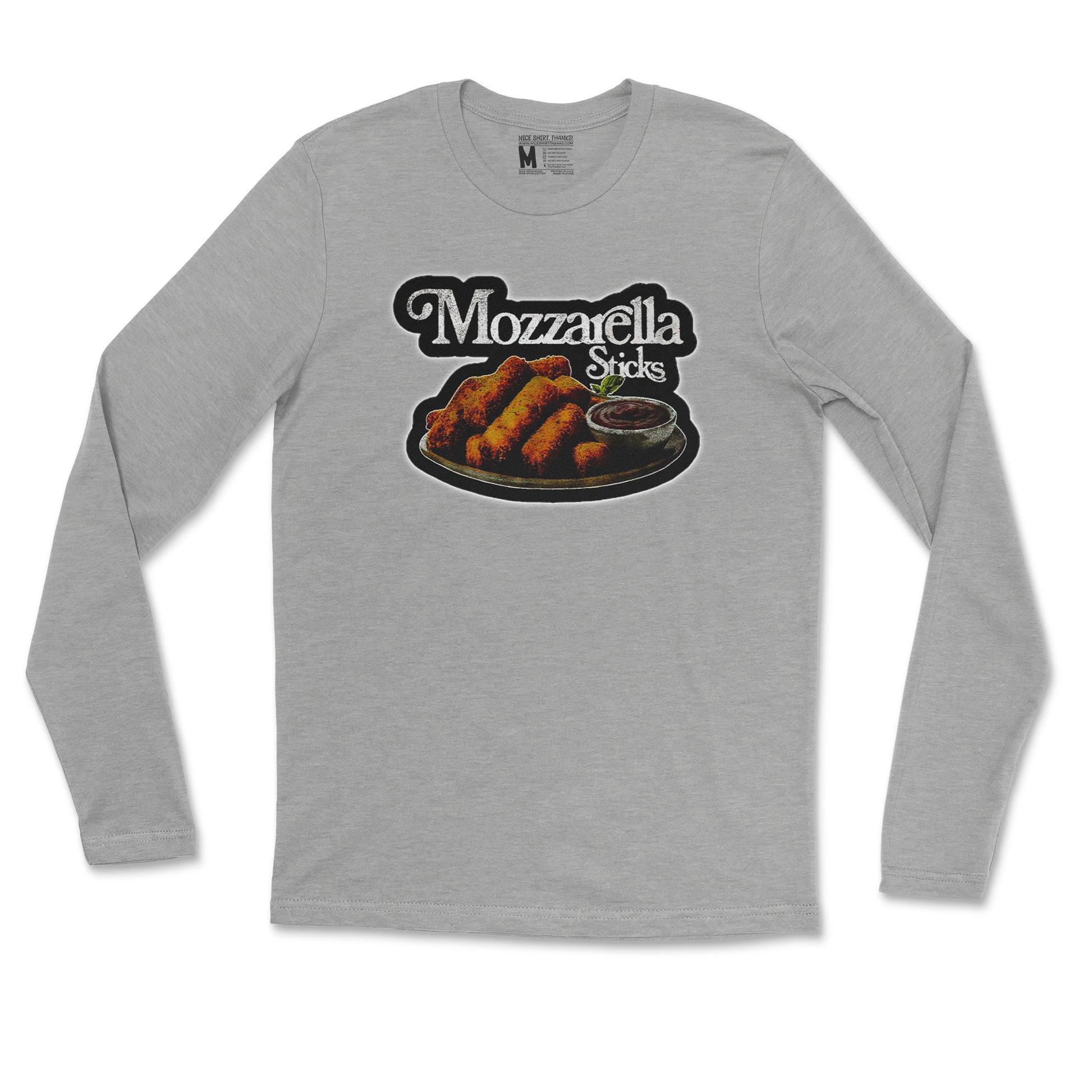 Gildan SoftStyle Long Sleeve in Sports Grey