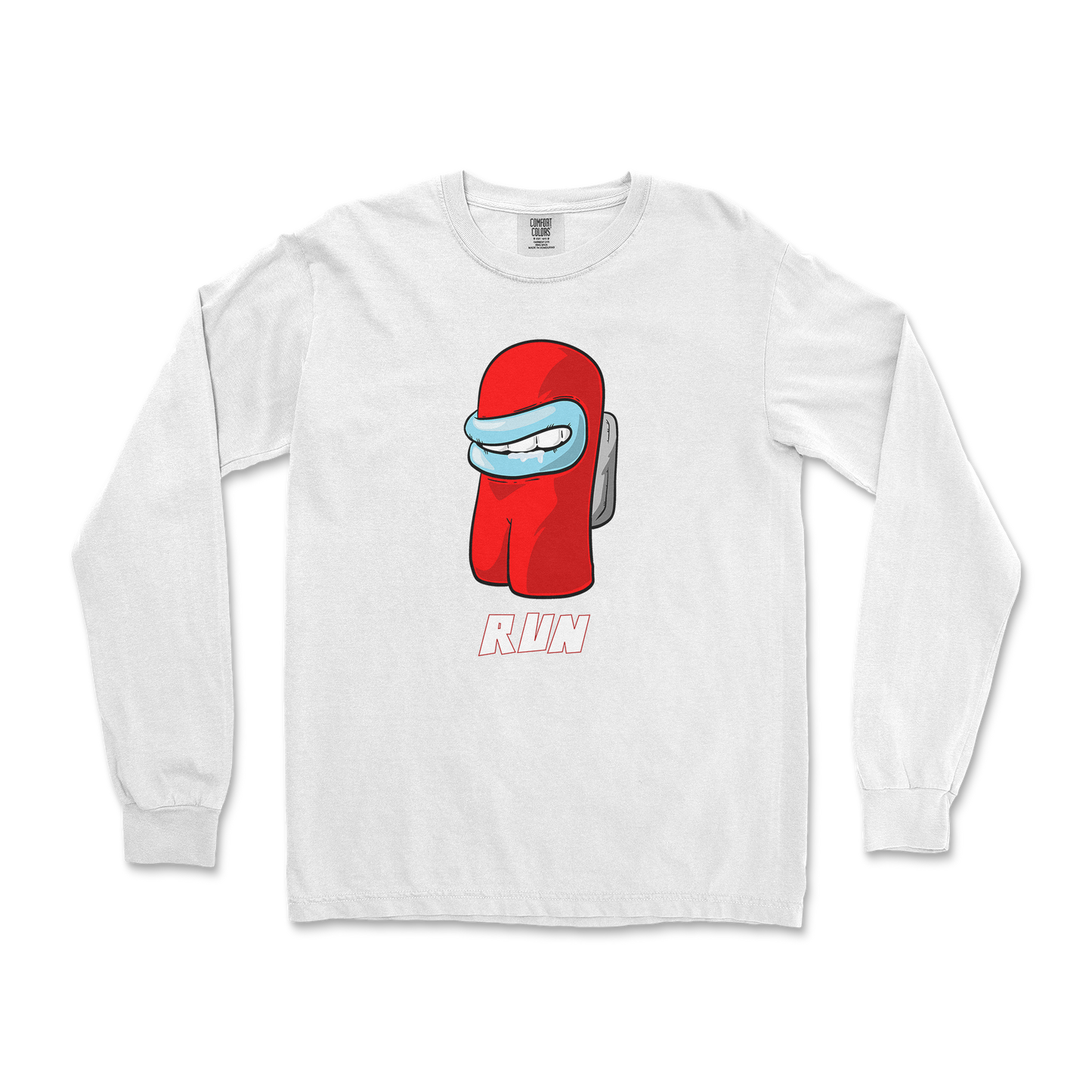 Comfort Colors Long Sleeve Sussy Man Child in White