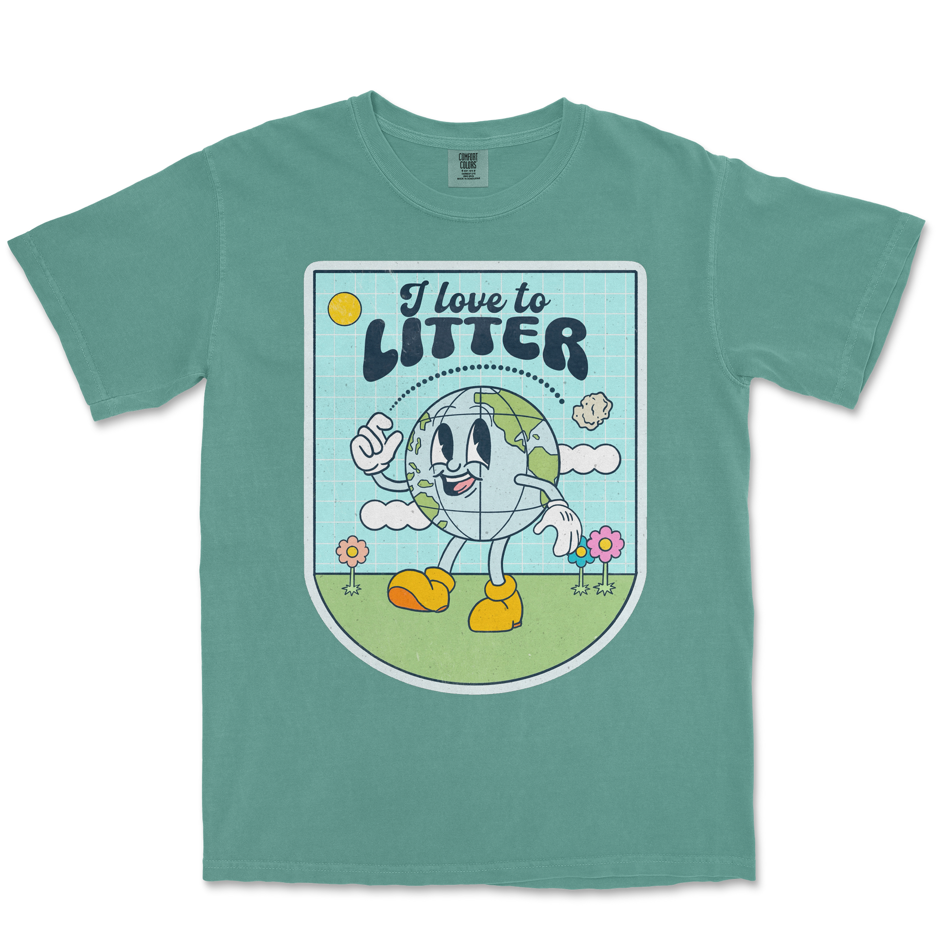 Comfort Colors T-Shirt Earth Day in Light Green