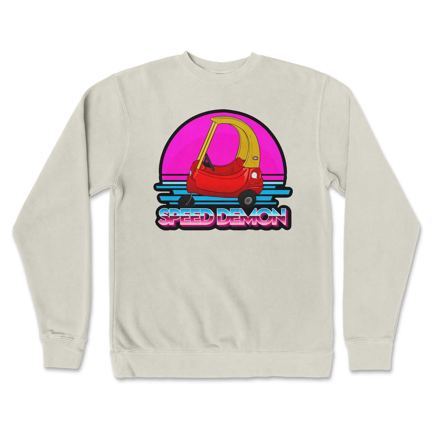 Independent Clothing Co. Crew Neck Speed Demon in Bone