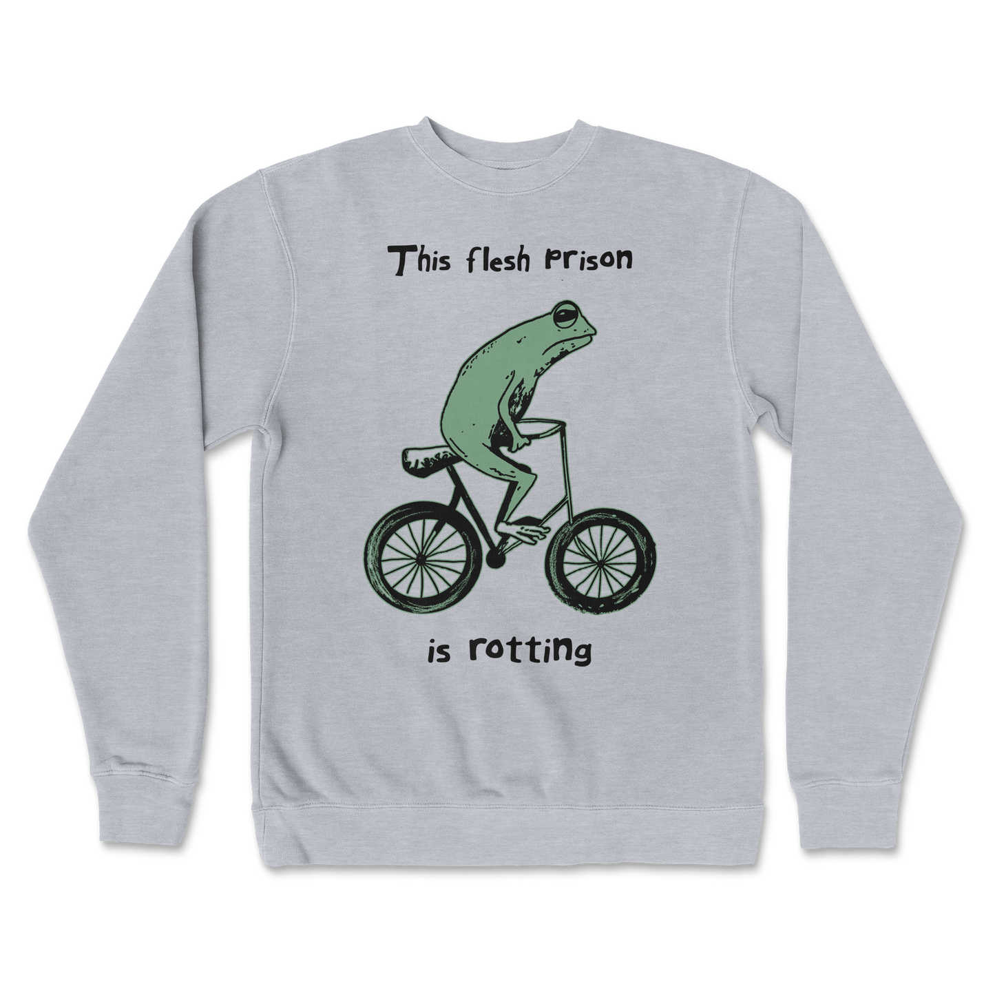 Independent Clothing Co. Crew Neck Flesh Prison in Grey-Heather