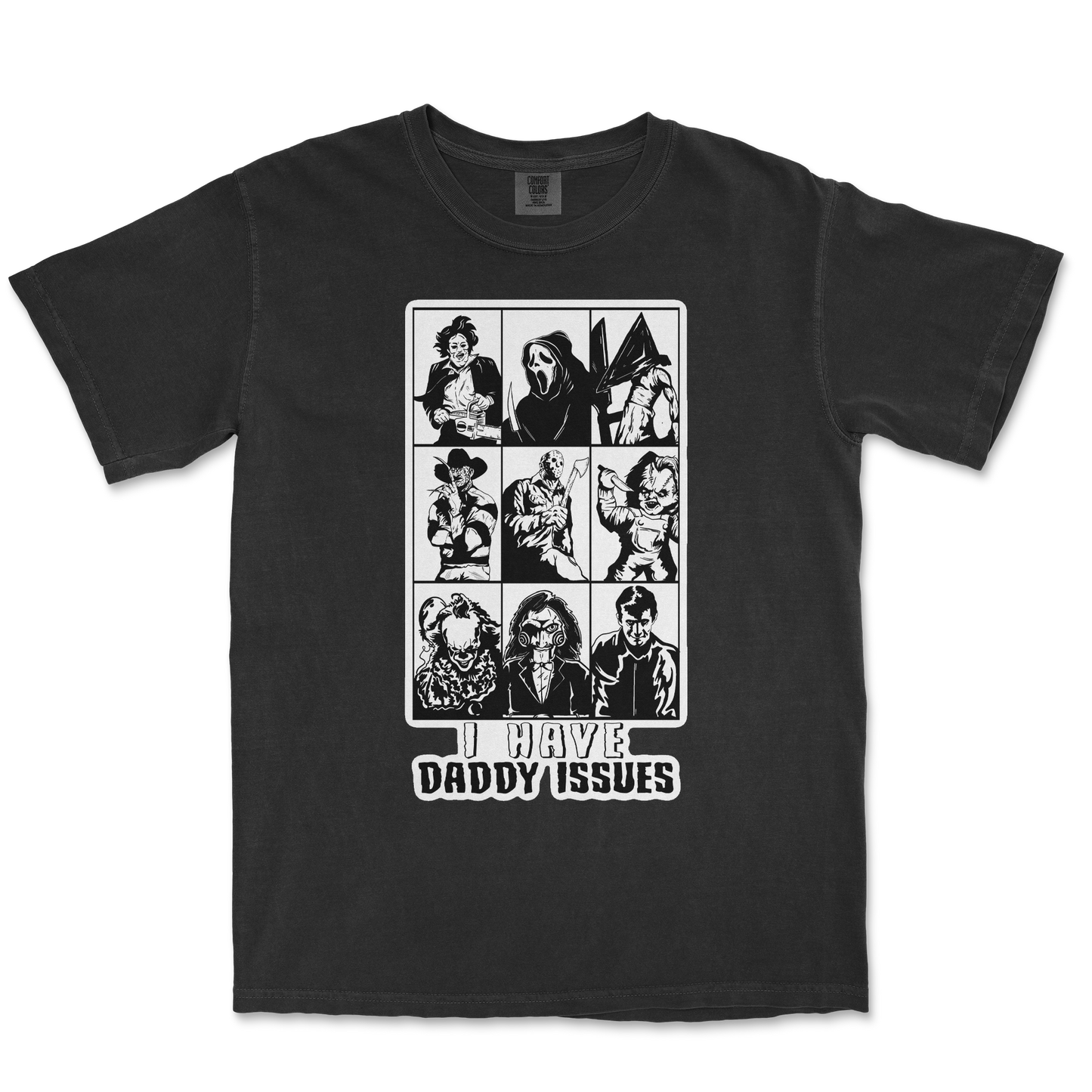 Comfort Colors T-Shirt Daddy Issues in Black