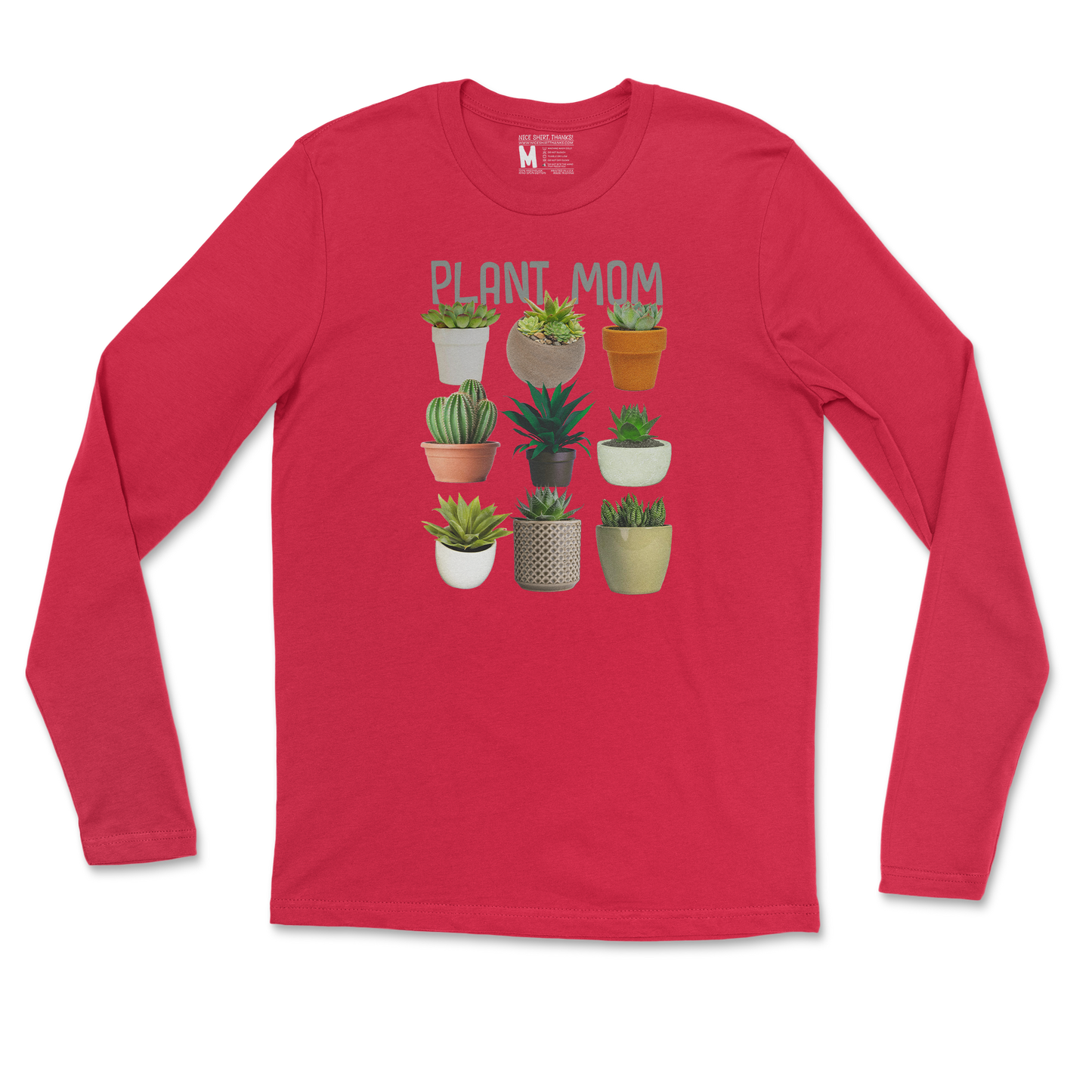 Gildan SoftStyle Long Sleeve in Red