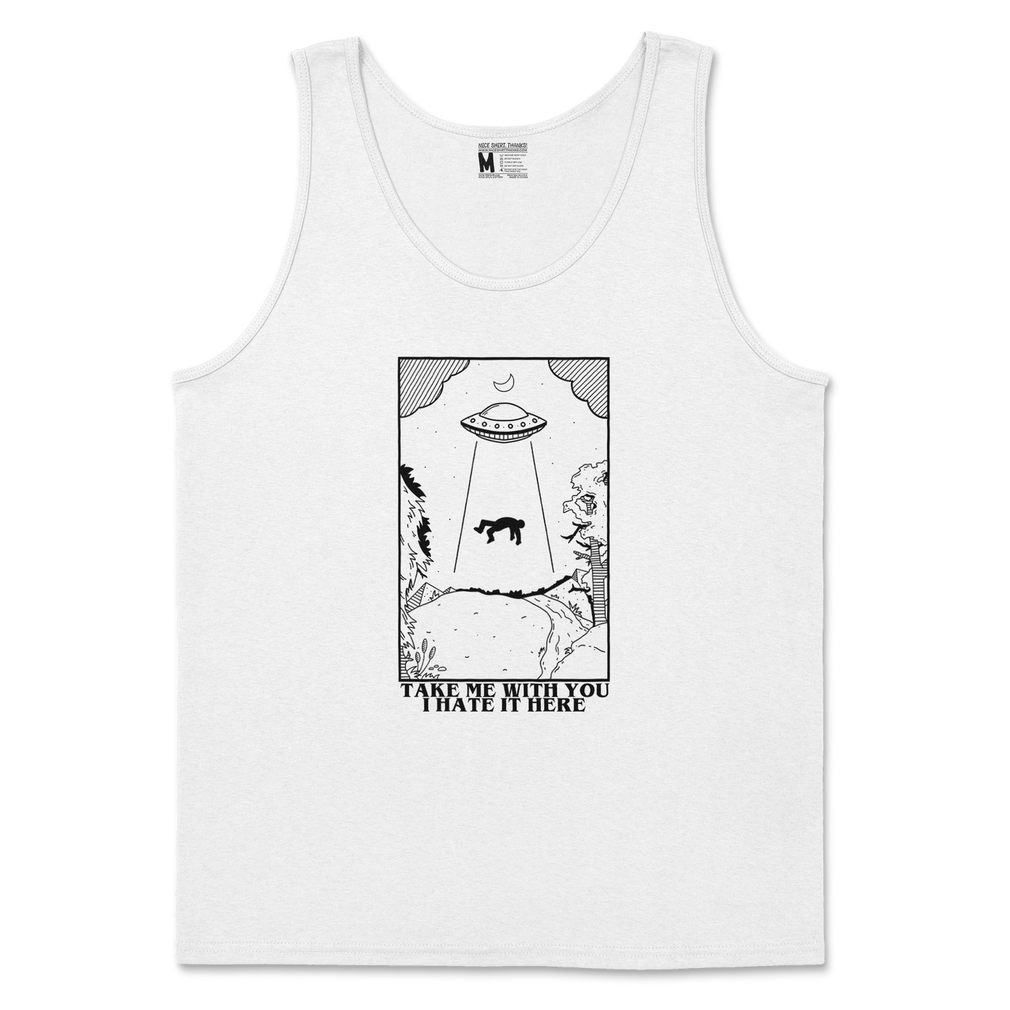 Gildan SoftStyle Tank Top in White