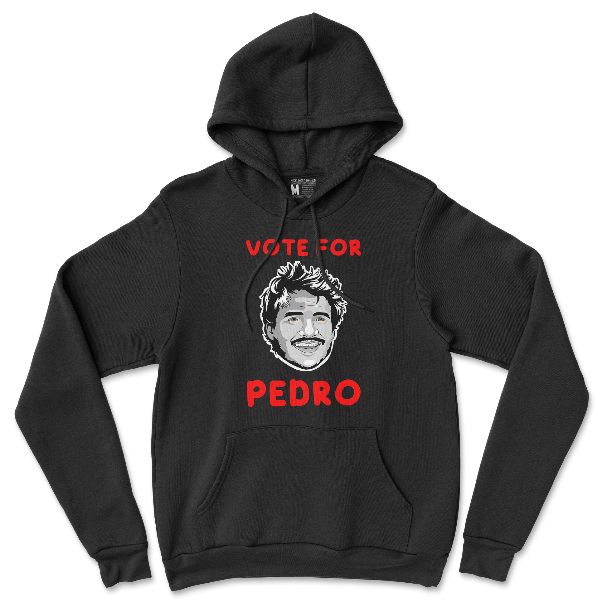 Gildan SoftStyle Hoodie Vote For Pedro in Back