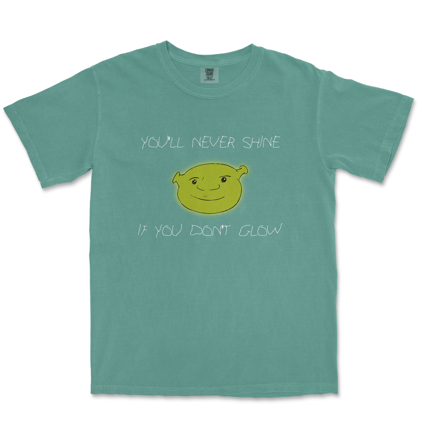 Comfort Colors T-Shirt Shrekc in LightGreen