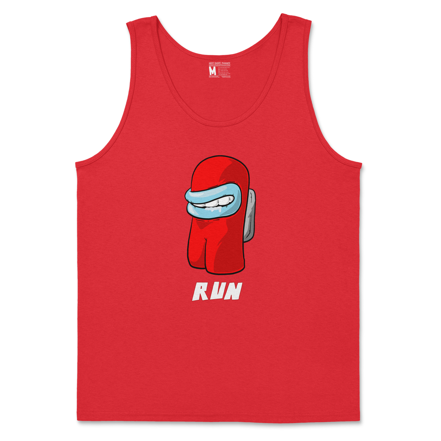 Gildan SoftStyle Tank Top Sussy Man Child in Red