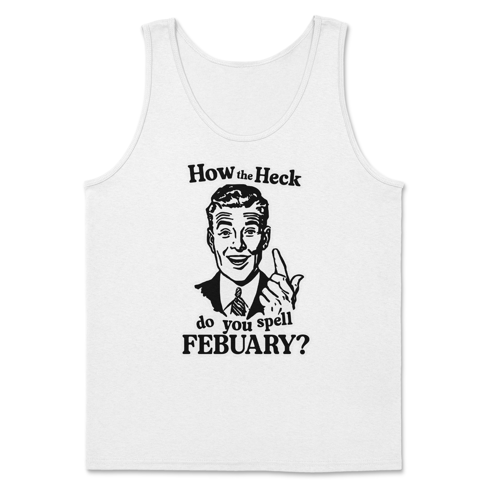Heavy Blend Tank Top February in White