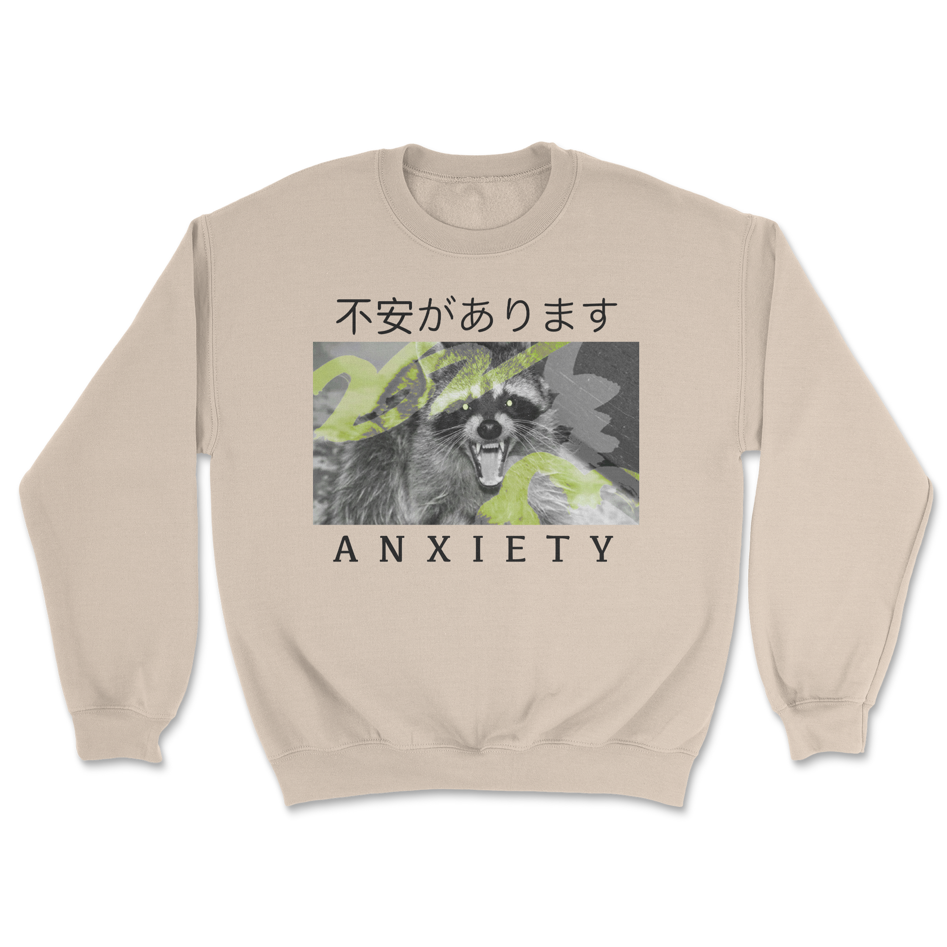 Heavy Blend Crew Neck Anxiety in Sand