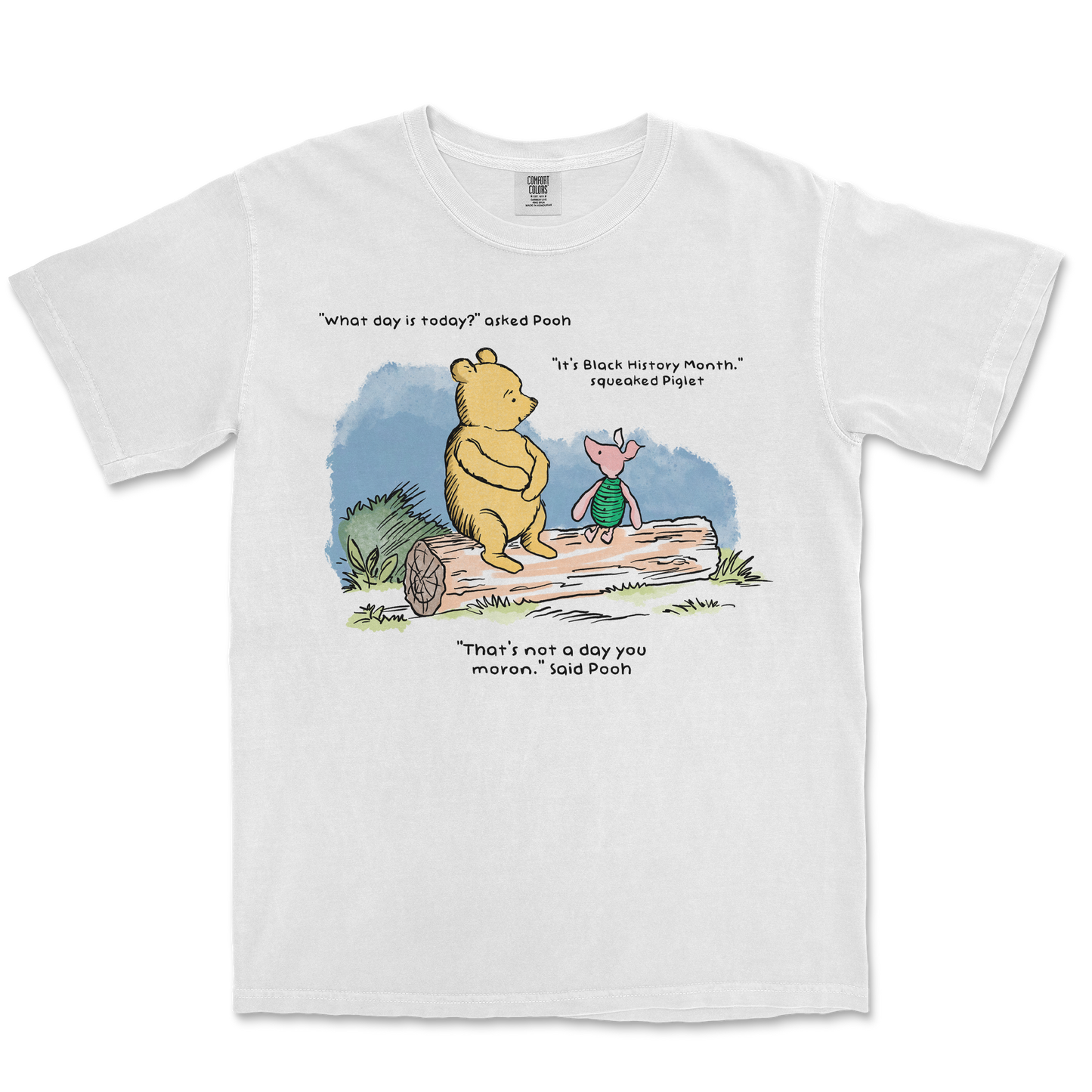 Comfort Colors T-Shirt Winnie the Pooh in White
