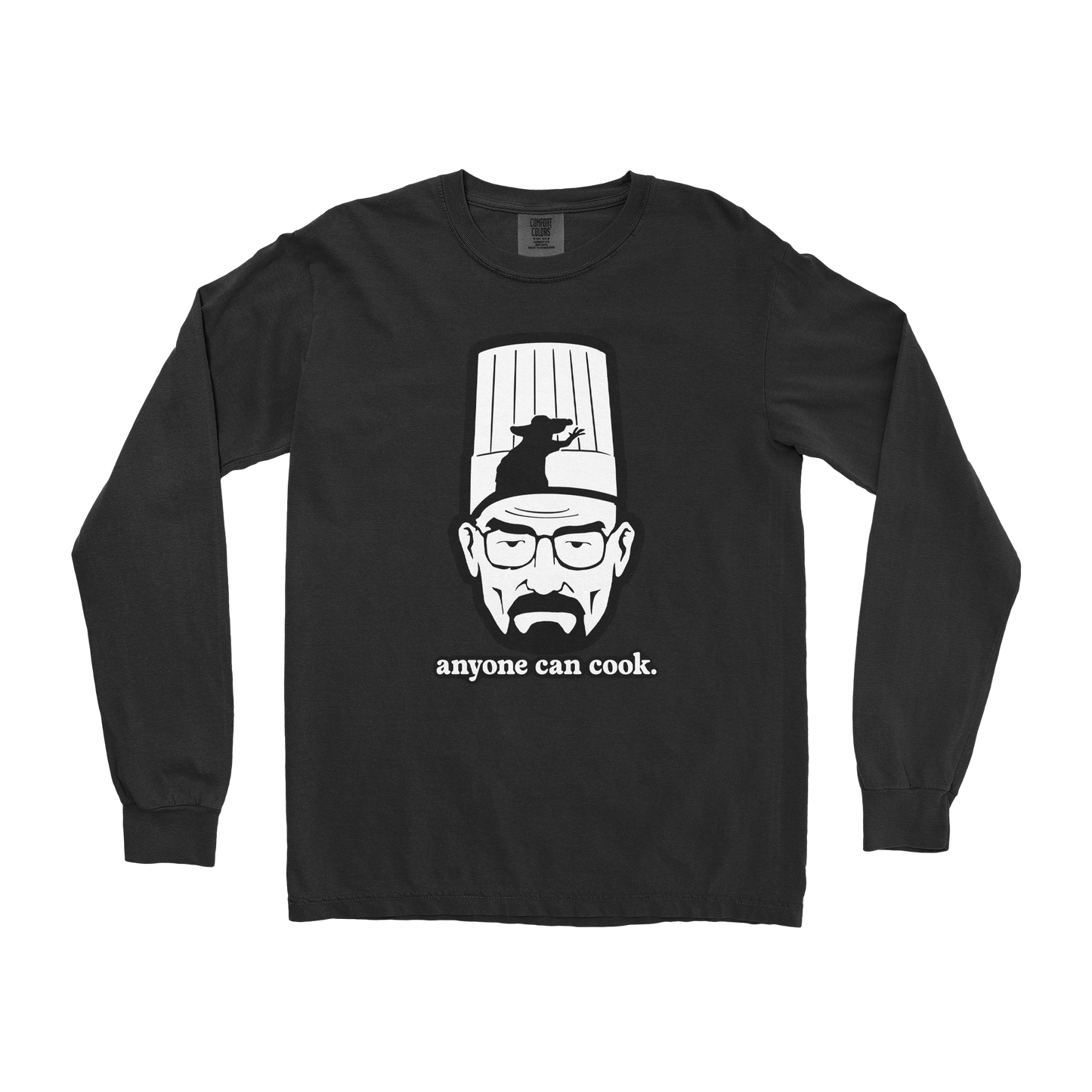 Comfort Colors Long Sleeve Everyone Can Cook in Black
