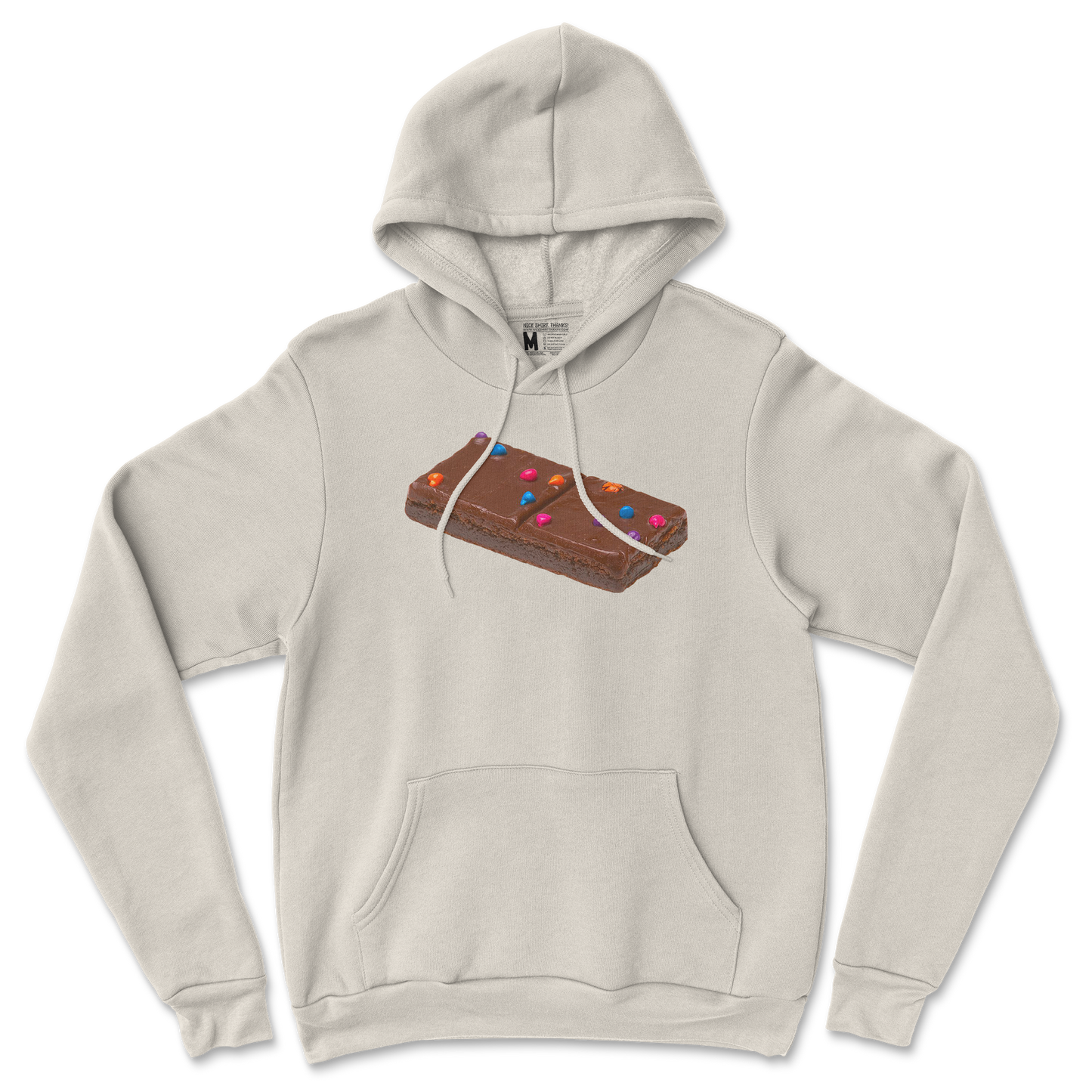 Gildan SoftStyle Hoodie Mmmmm Yummmm in Sand