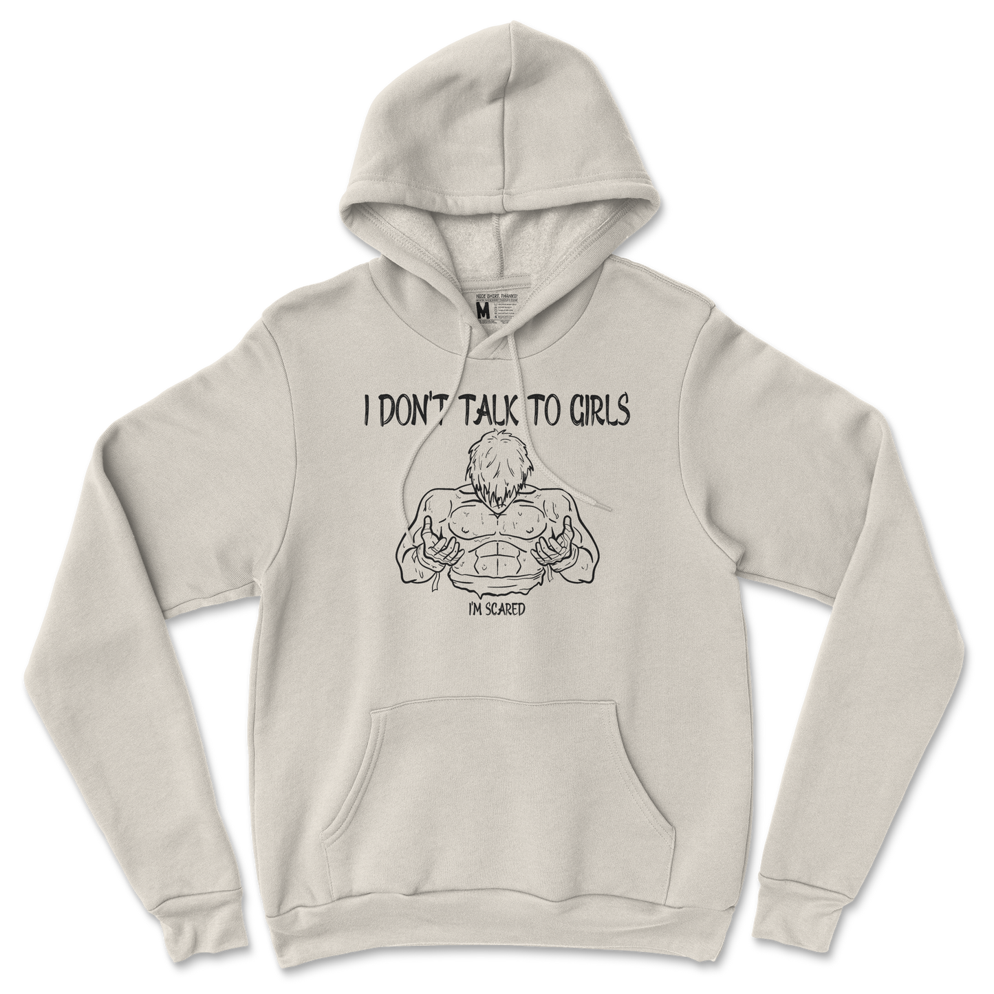 Gildan SoftStyle Hoodie Gym Shirt in Sand