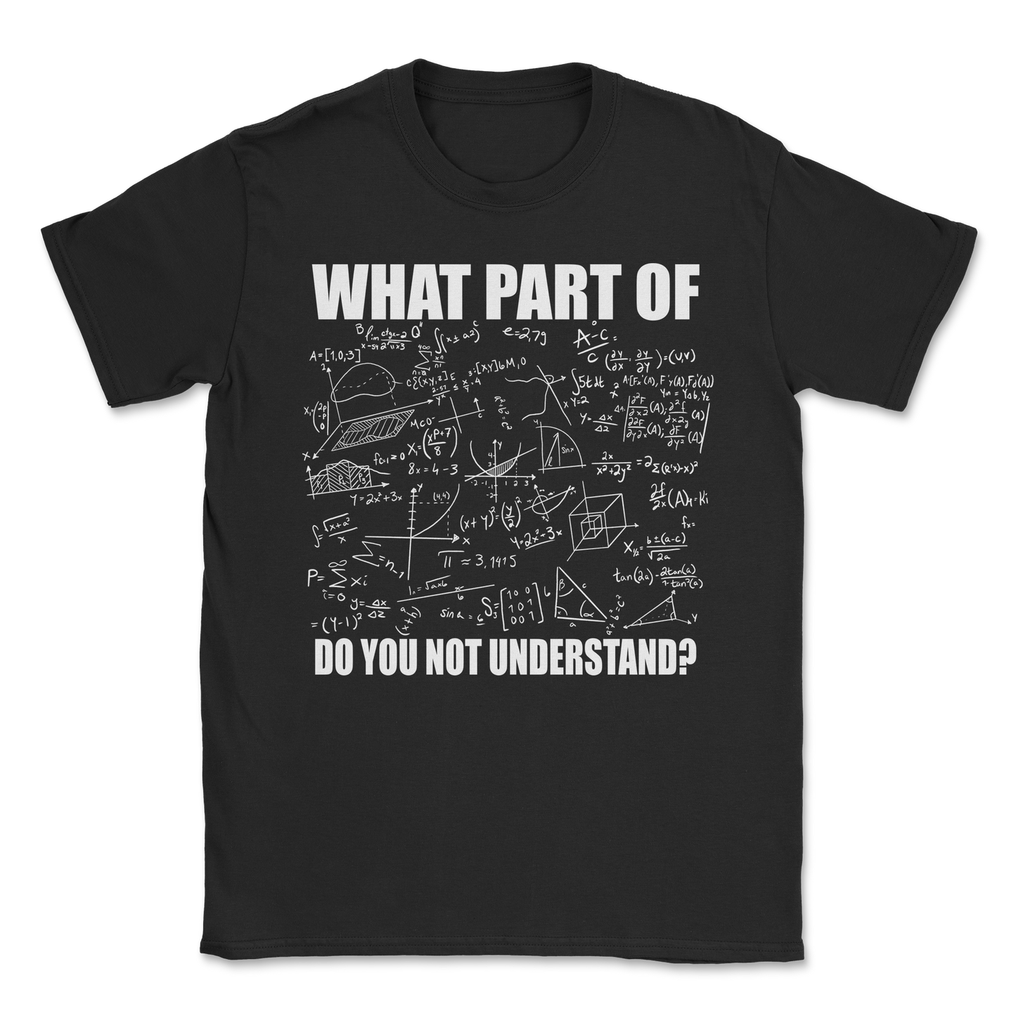 The Nice Shirt T-Shirt Math Problem in Black