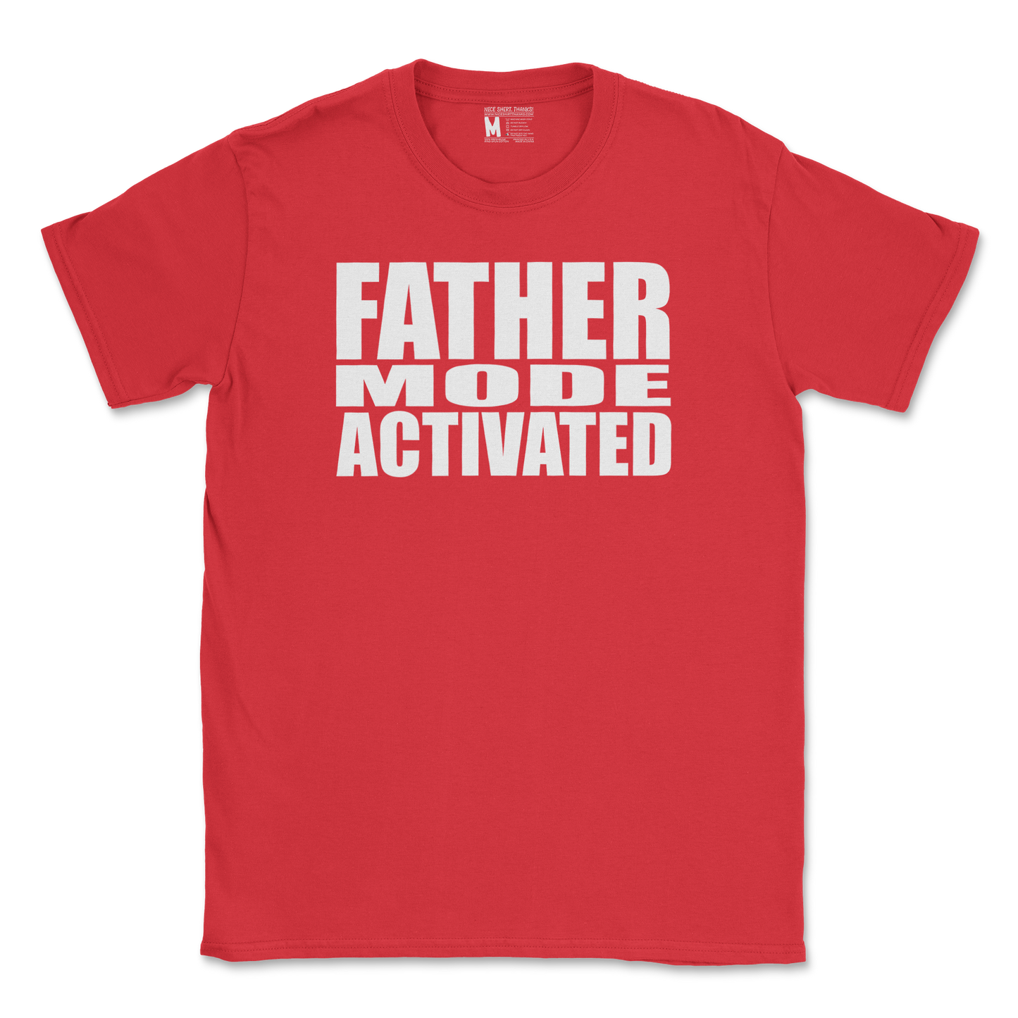 Gildan SoftStyle T-Shirt Father Mode Activated in Red