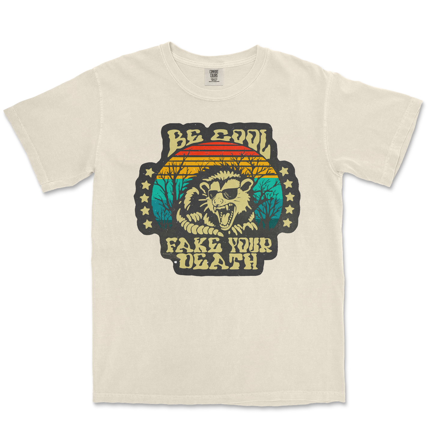Comfort Colors T-Shirt Fake Your Death in Ivory