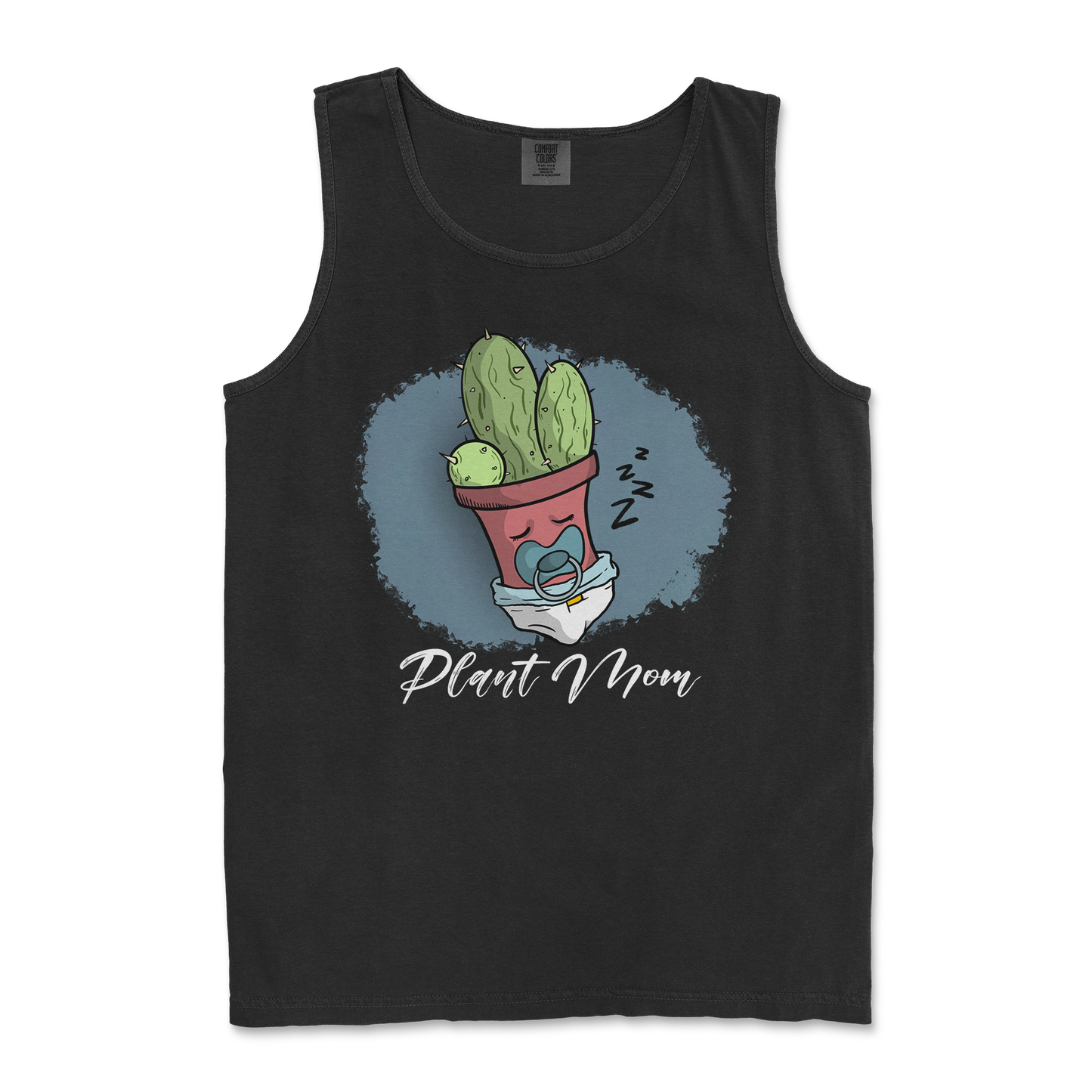 Comfort Colors Tank Top Plant Mom 2 in Black