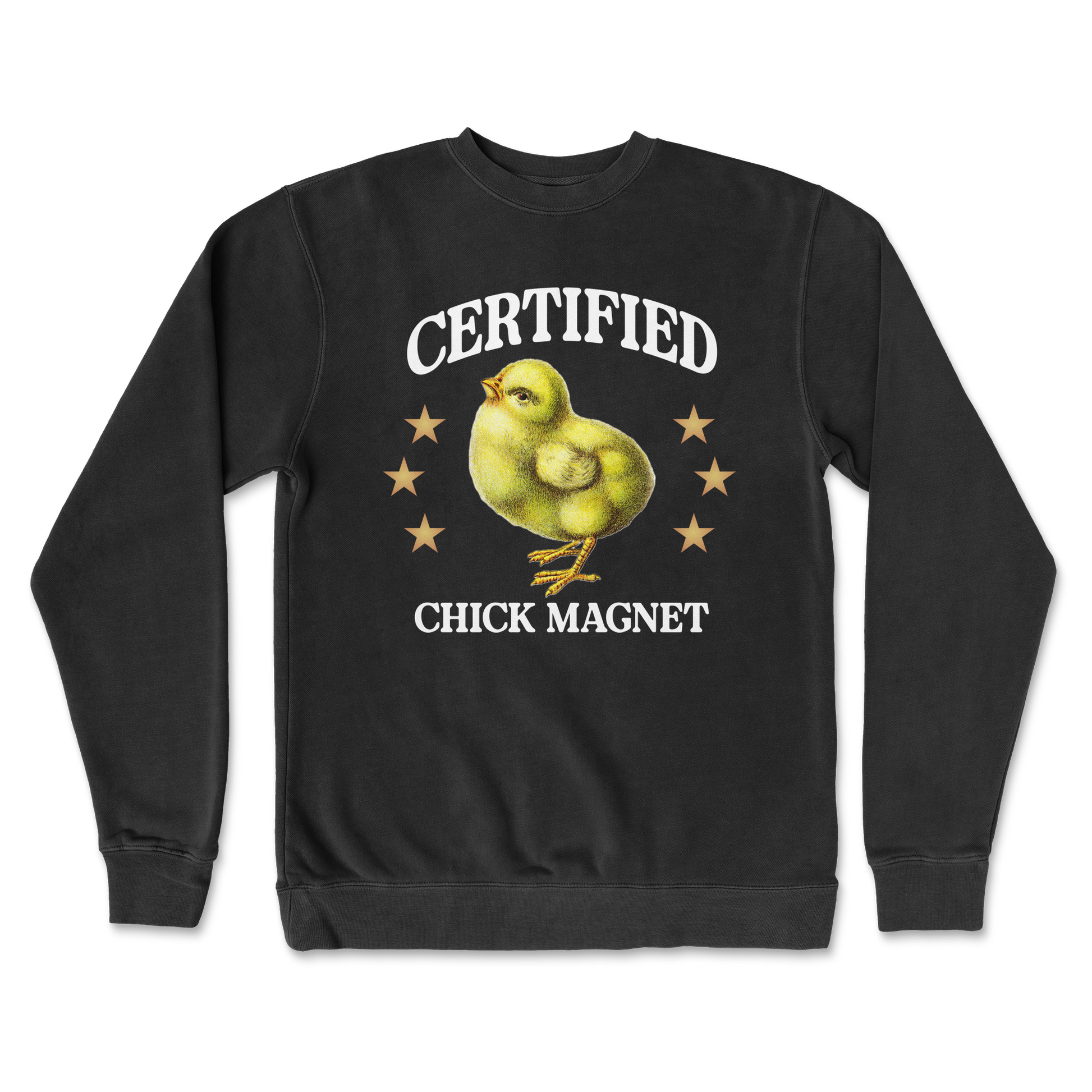 Independent Clothing Co. Crew Neck Chick Magnet in Black
