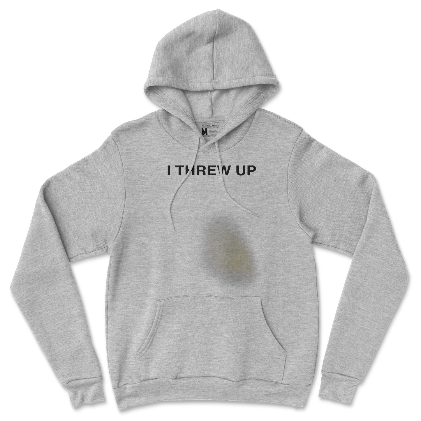 Gildan SoftStyle Hoodie Mom I Threw Up in Sports Grey