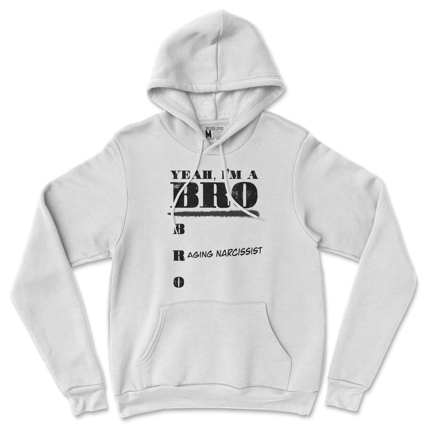 Gildan SoftStyle Hoodie Im Your Bro in White
