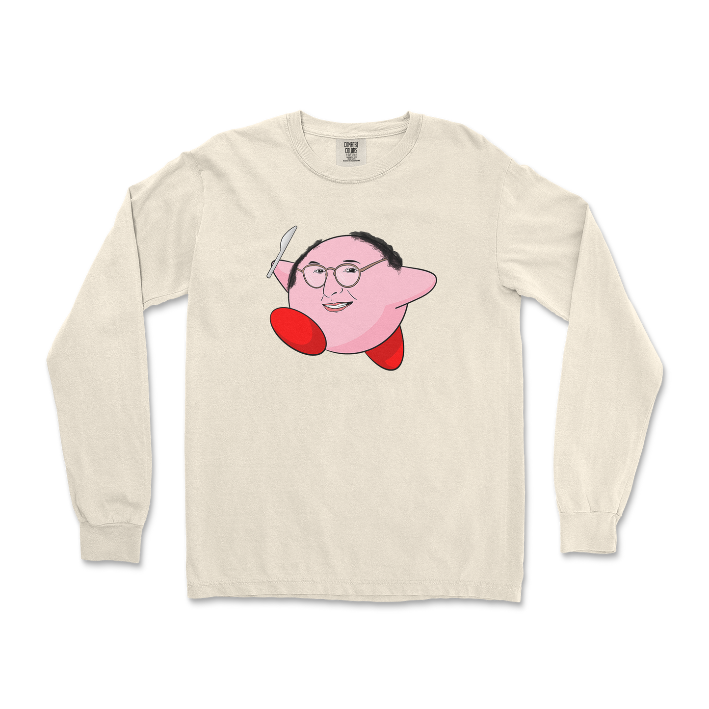 Comfort Colors Long Sleeve Kirby George in Ivory