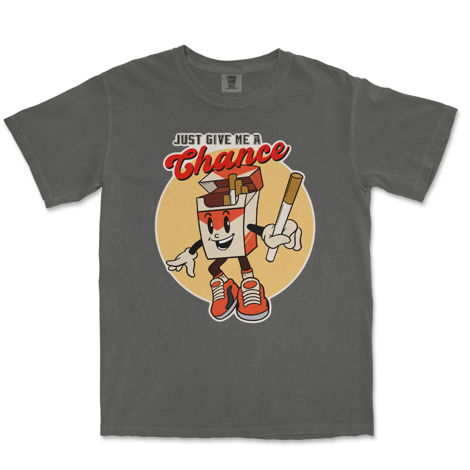 Comfort Colors T-Shirt Vintage Cigarette in Pepper