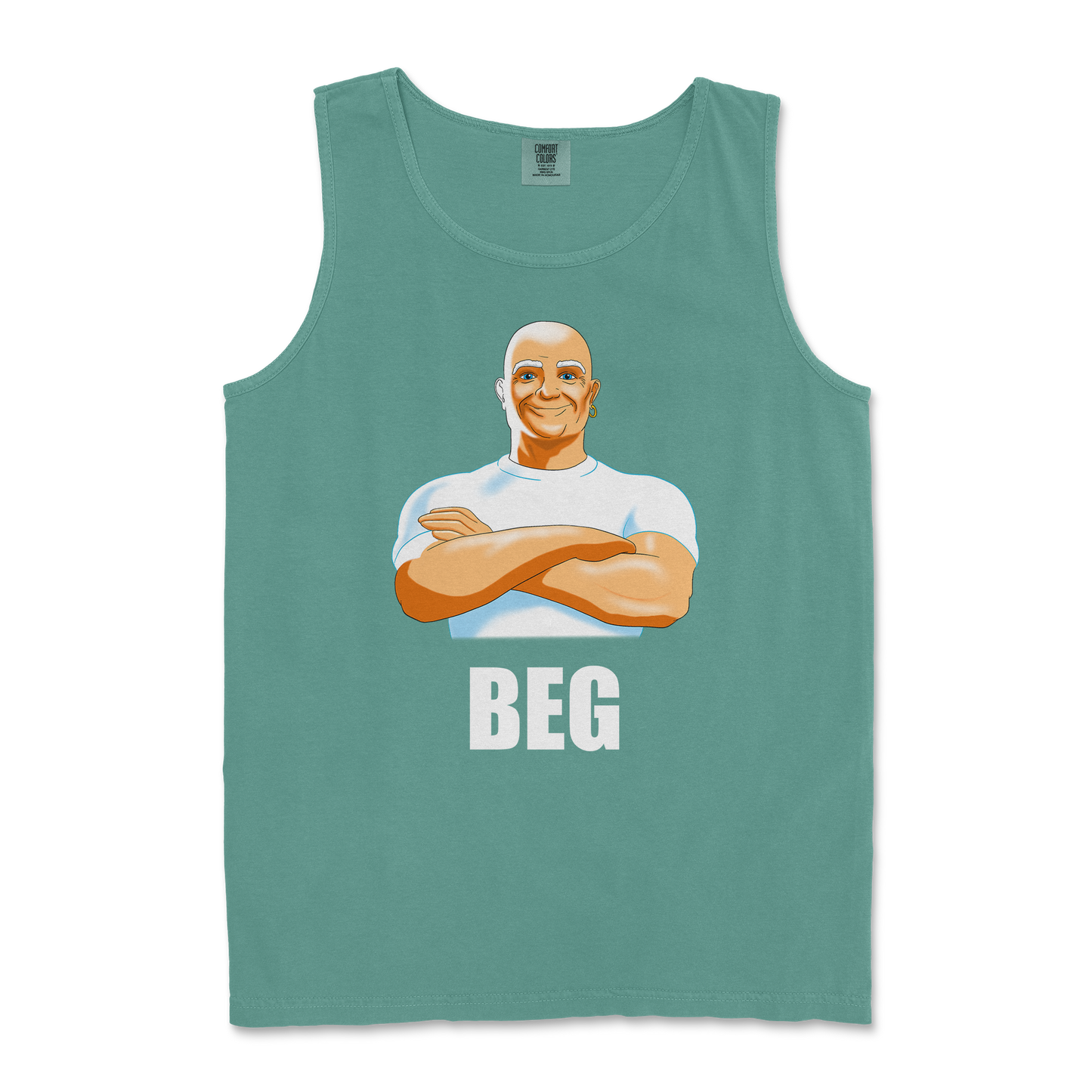 Comfort Colors Tank Top Beg in LightGreen