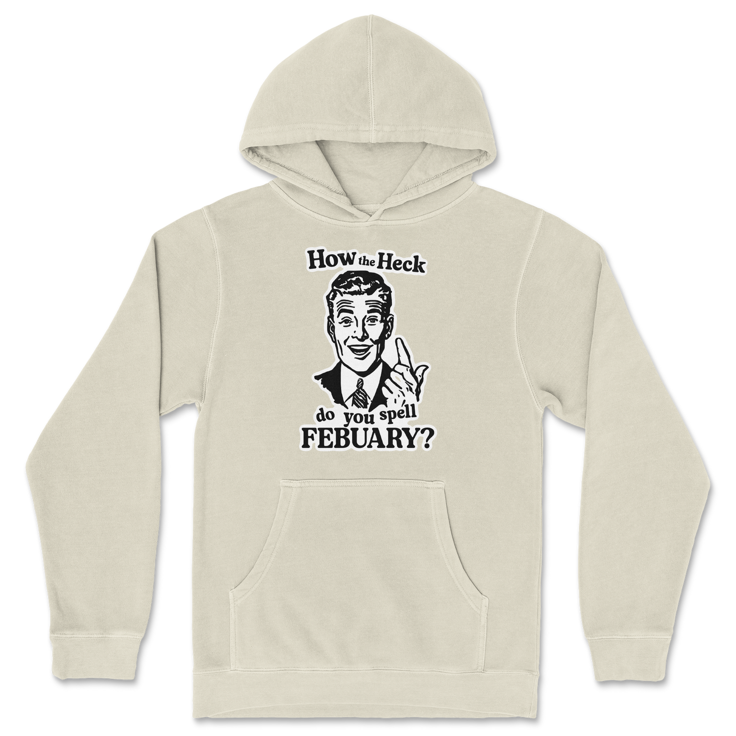 Independent Clothing Co. Hoodie February in Ivory