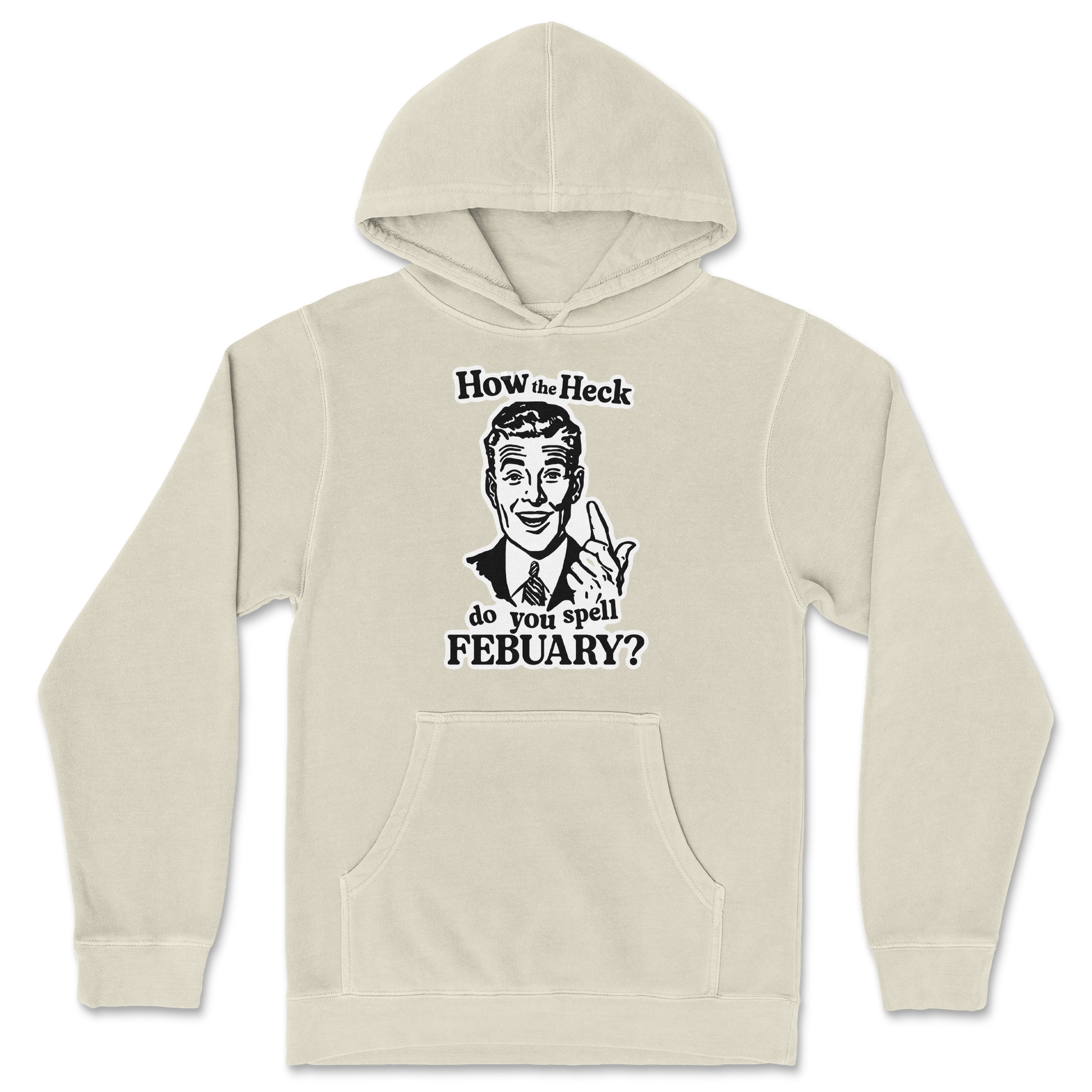 Independent Clothing Co. Hoodie February in Ivory