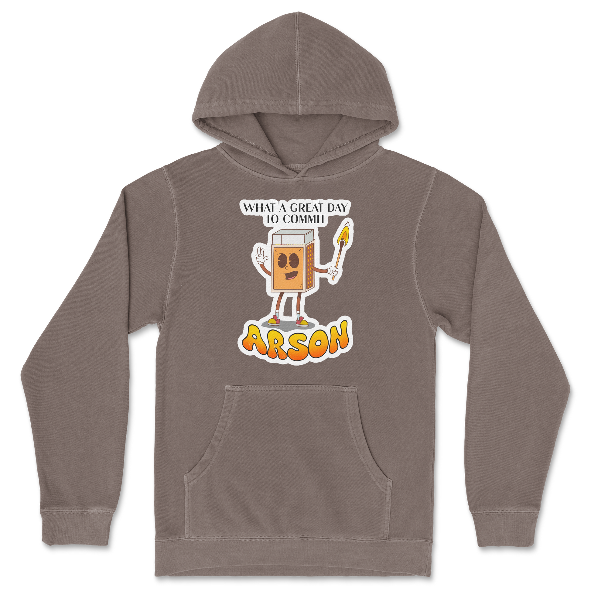 Independent Clothing Co. Hoodie Commit Arson in Clay