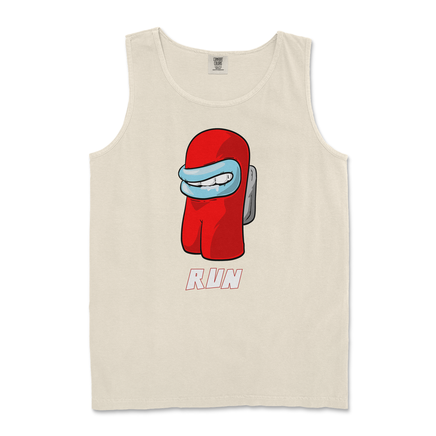 Comfort Colors Tank Top Sussy Man Child in Ivory